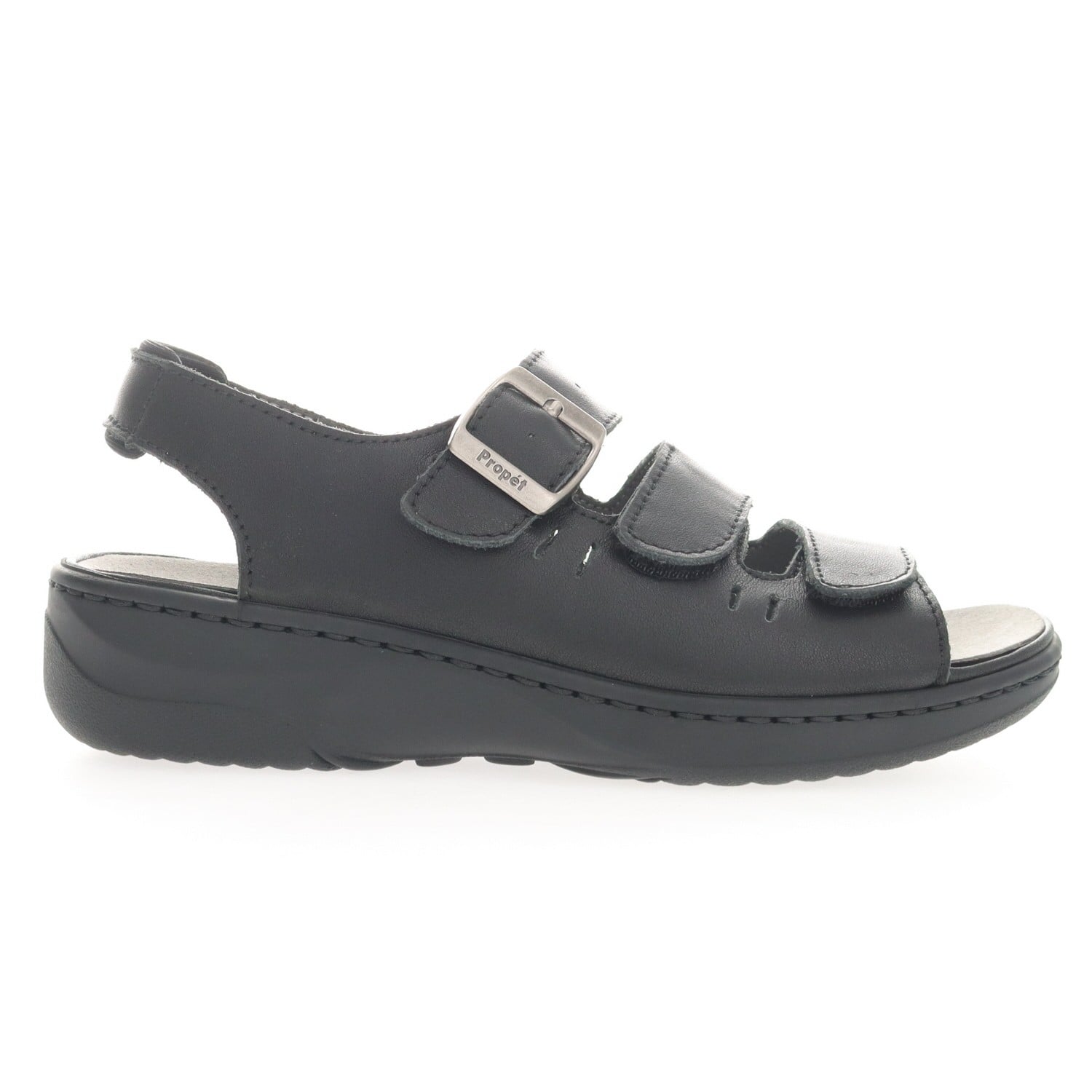 Propet Breezy Walker Women's Sandal - Black - outside view