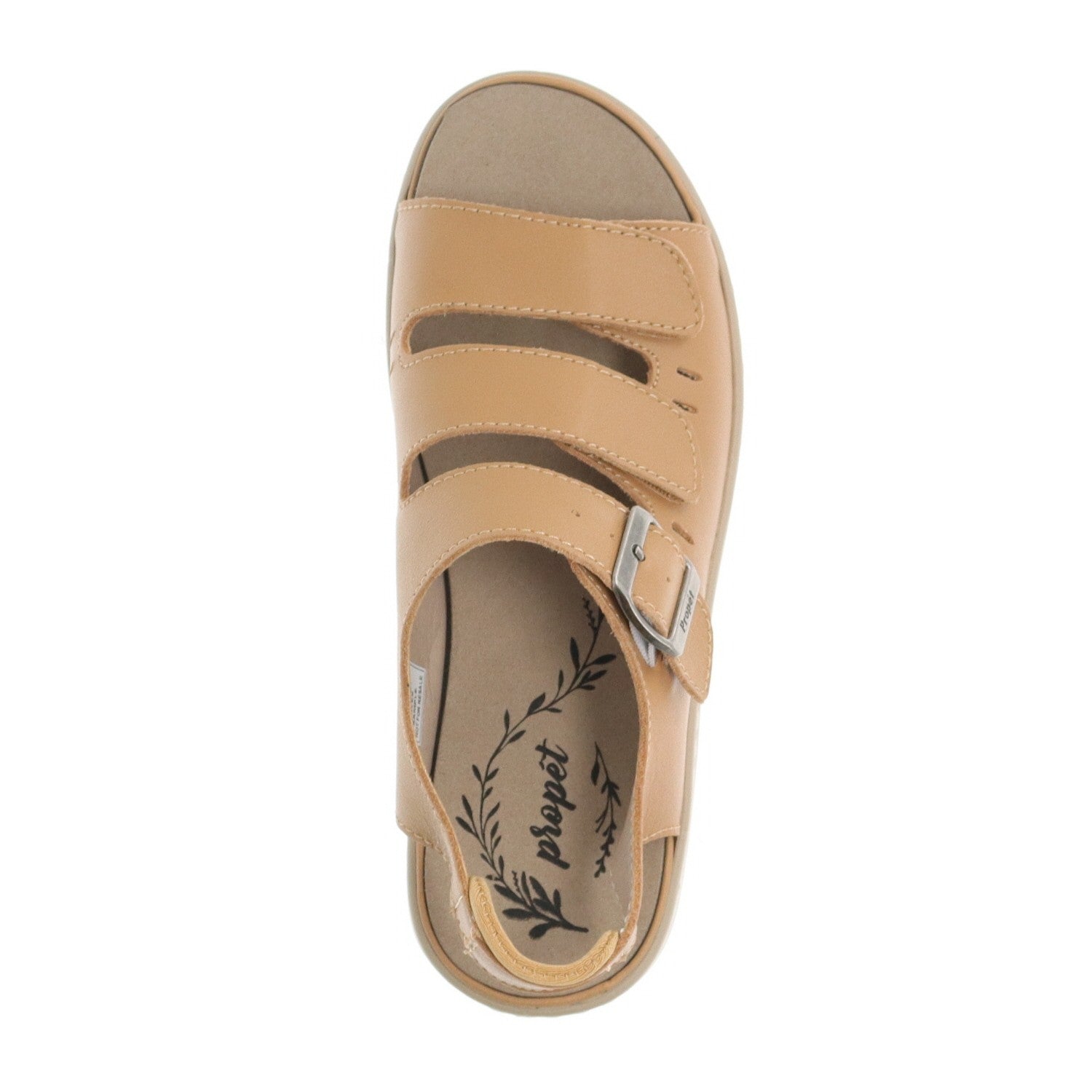 Propet Breezy Walker Women's Sandal - Tan - top view