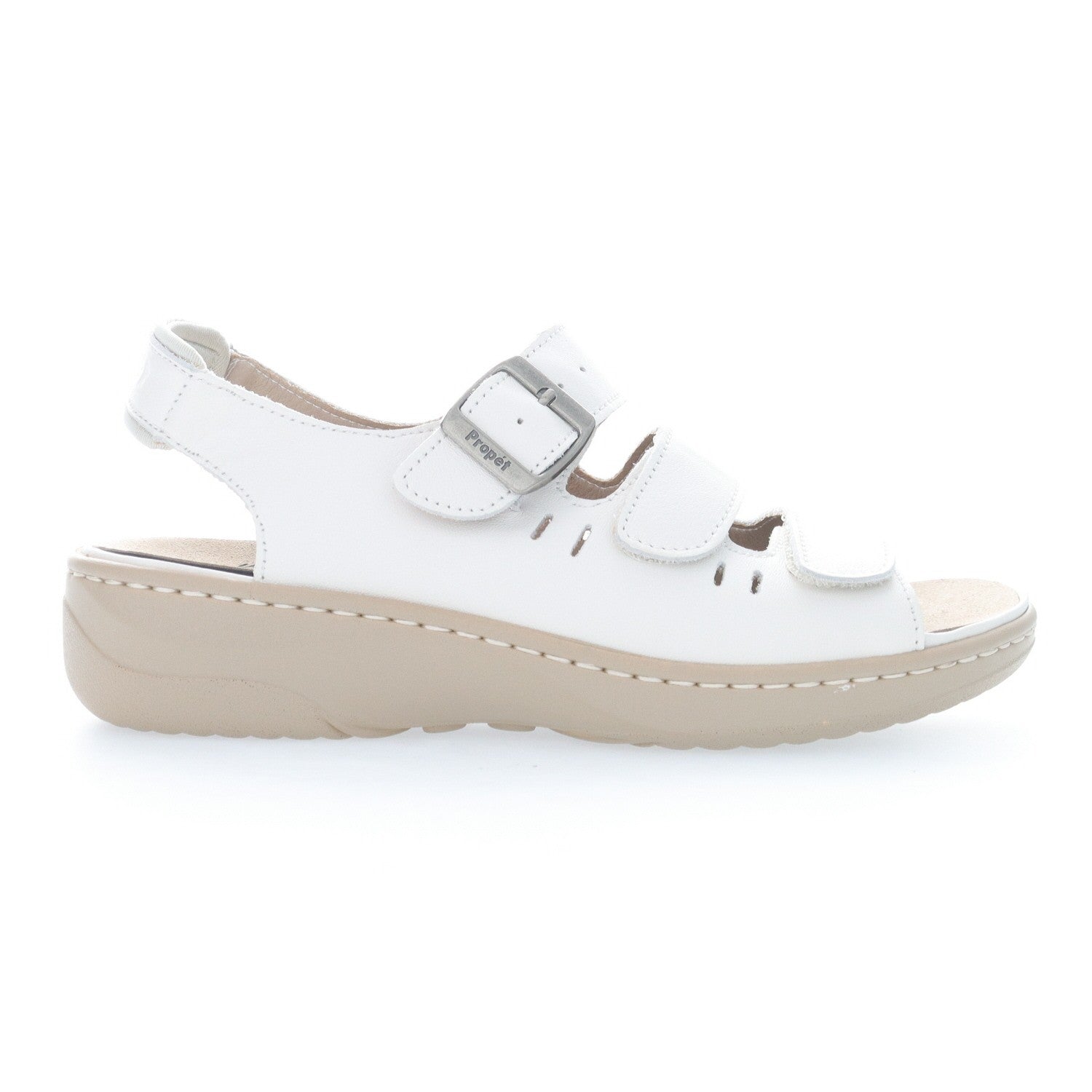 Propet Breezy Walker Women's Sandal - White Onyx - outside view