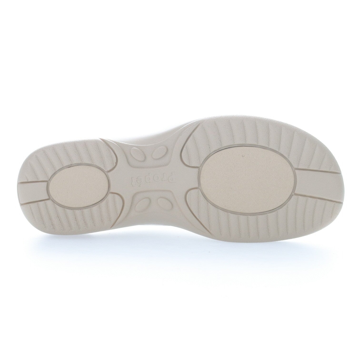 Propet Breezy Walker Slide - Women's Adjustable Sandal - White Onyx - bottom view