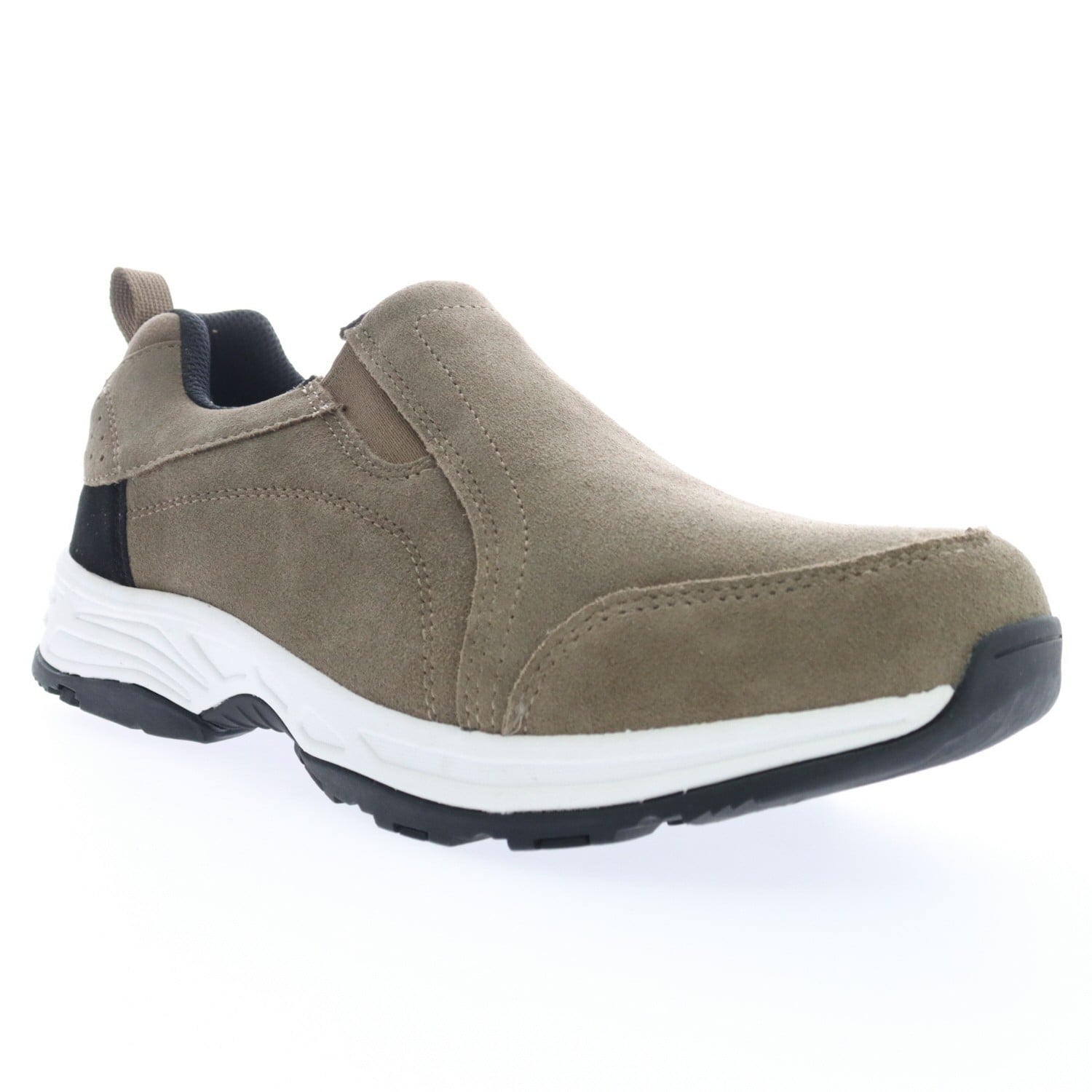 Propet Cash Men's Slip-on Water-Resistant Outdoor Casual Comfort Shoe in Gunsmoke