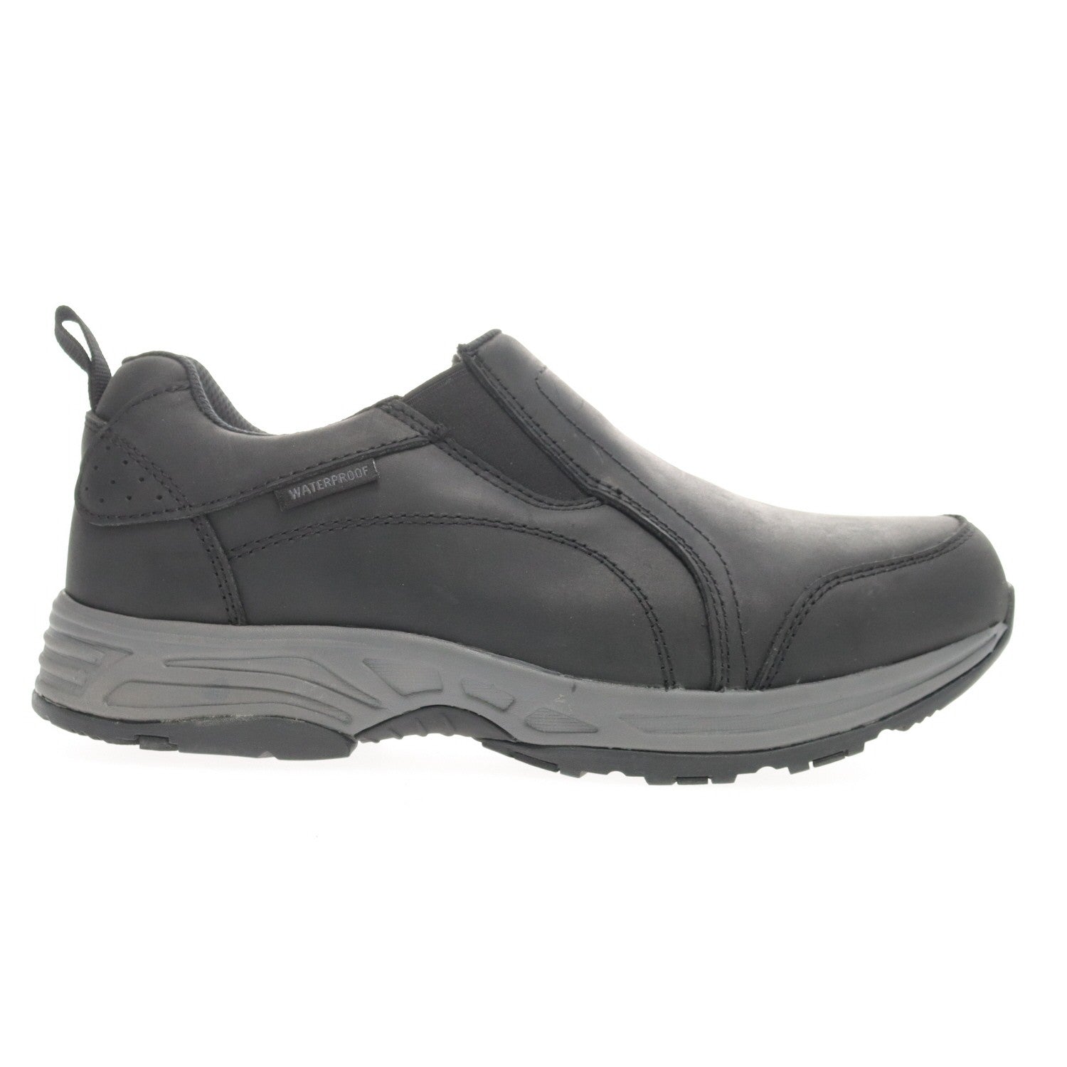 Propet Cash North Men's Waterproof Boot - Black Suede - outside view