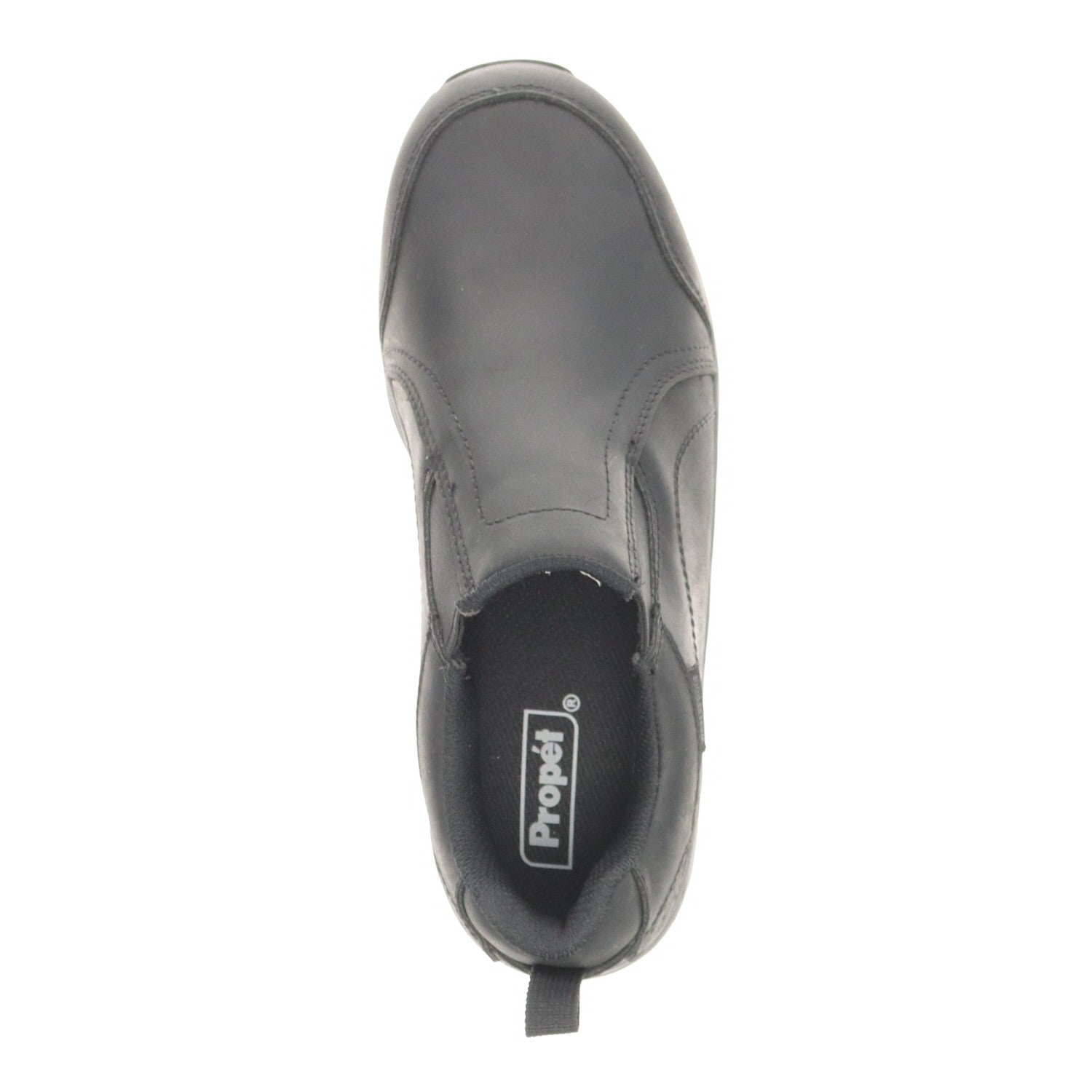 Propet Cash North Men's Waterproof Boot - Black Suede - top view