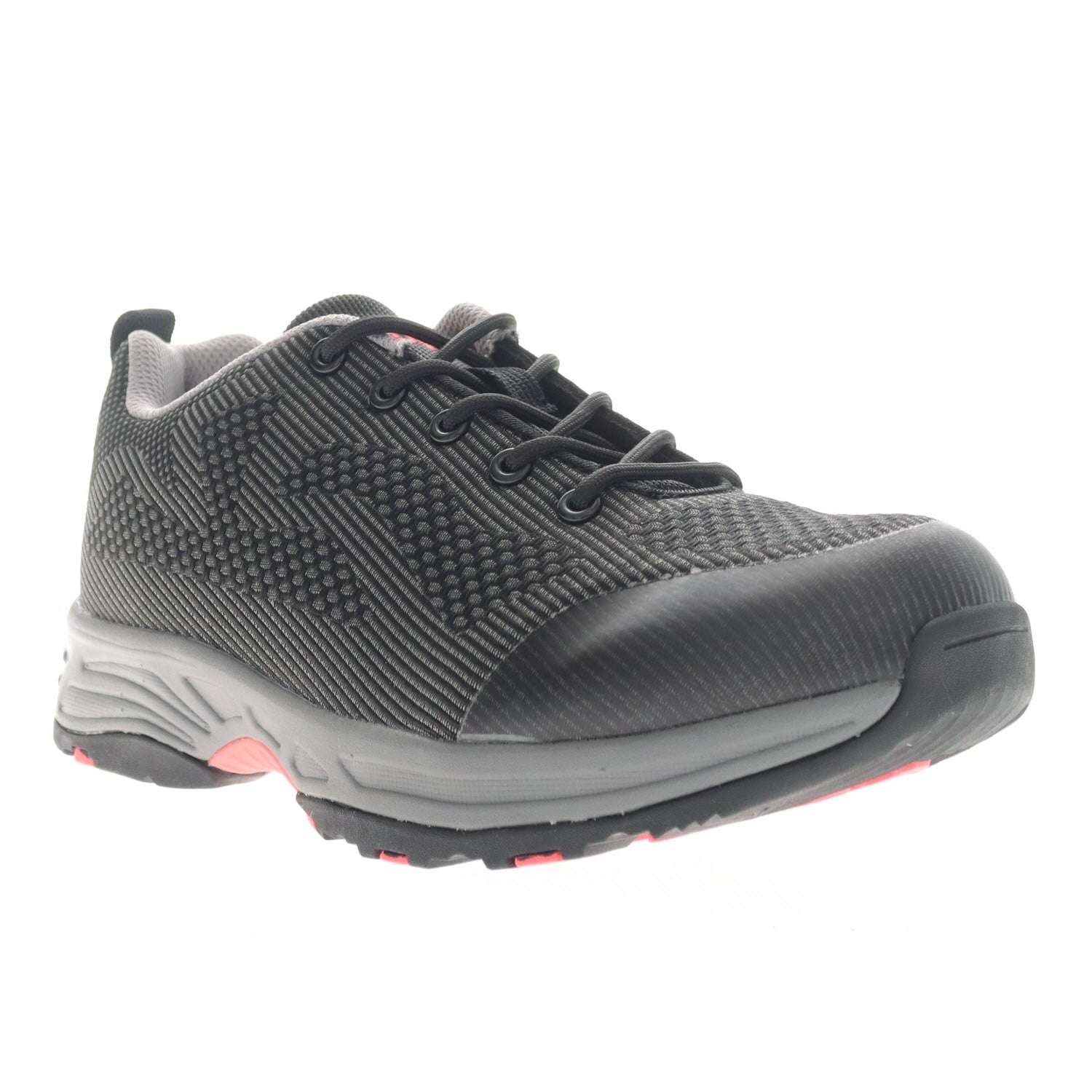 Propet Cora Women's Hiking Shoe in Black/hot Pink