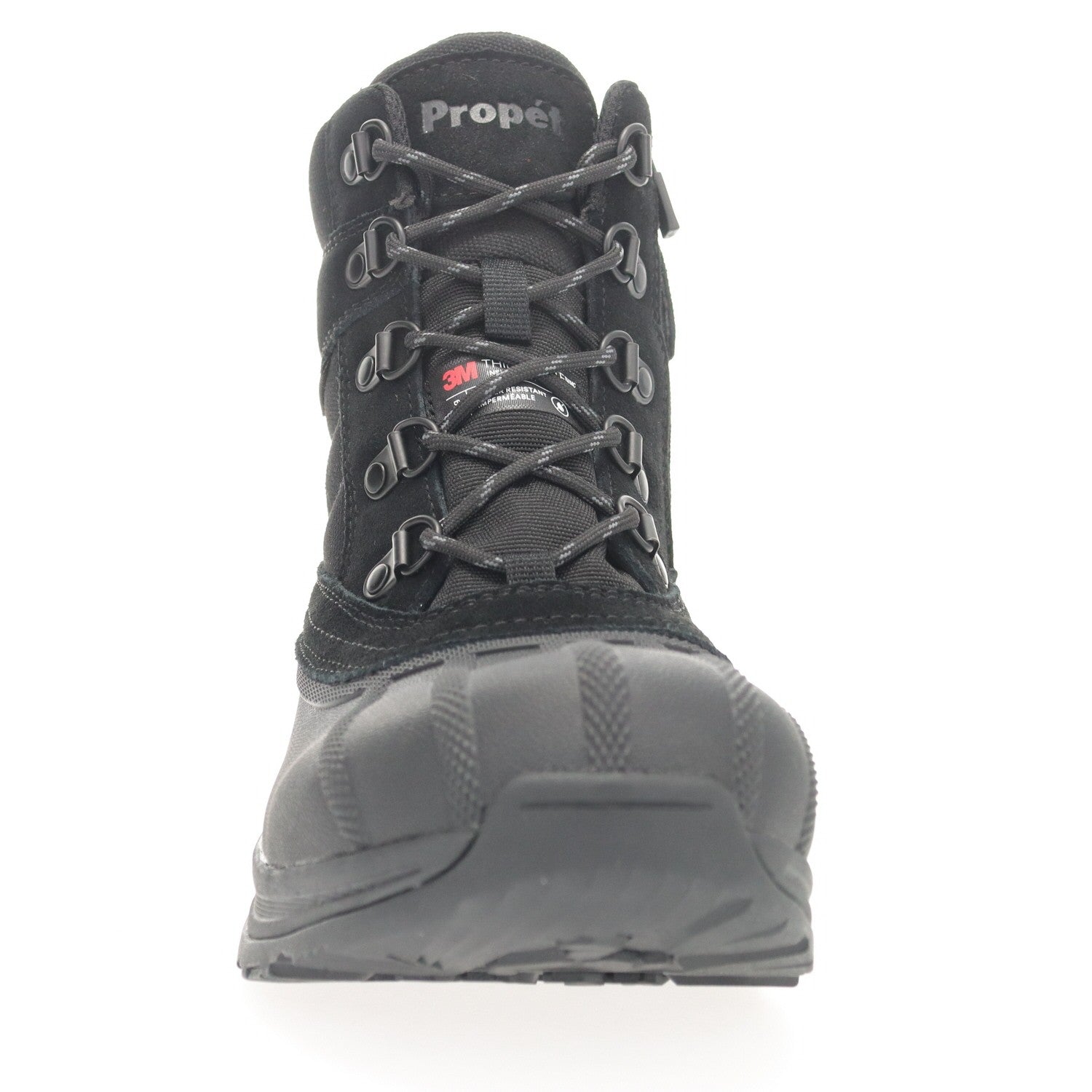 Propet Cortland Women's Waterproof Boot - Black - front view