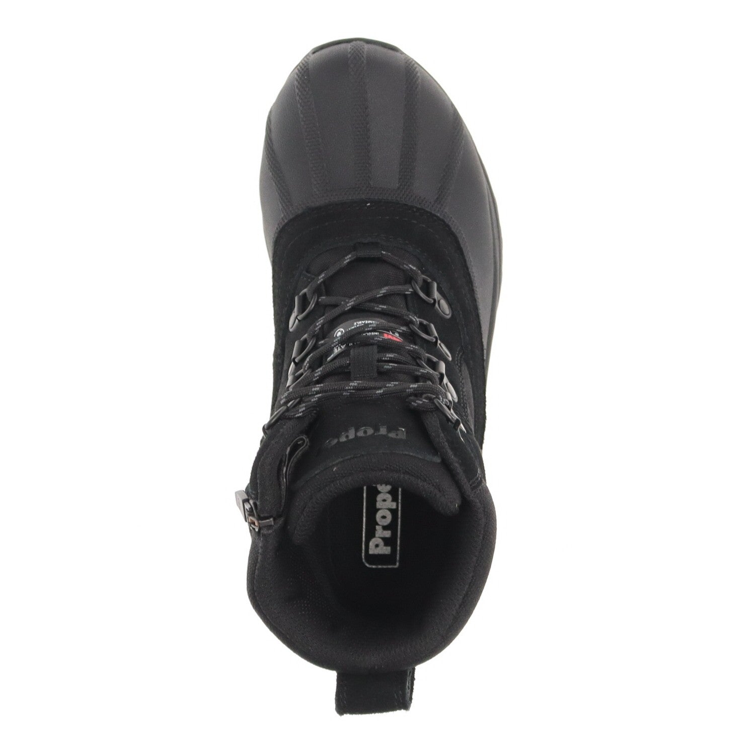 Propet Cortland Women's Waterproof Boot - Black - top view