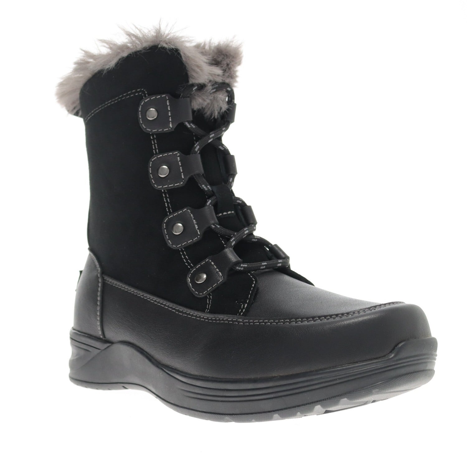 Propet Dulcie 7 inch Women's Comfort Boot in Black