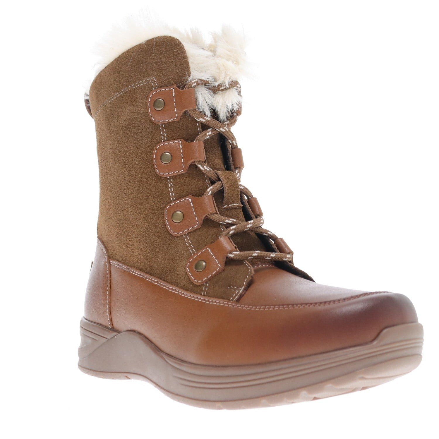 Propet Dulcie 7 inch Women's Comfort Boot in Brown