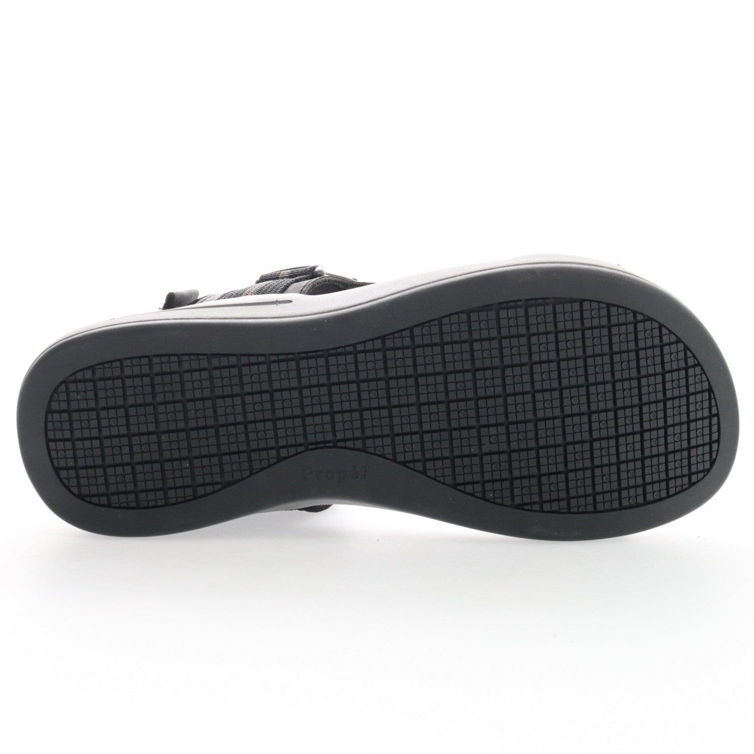 Propet Eli Men's Sneaker - Black/grey - bottom view