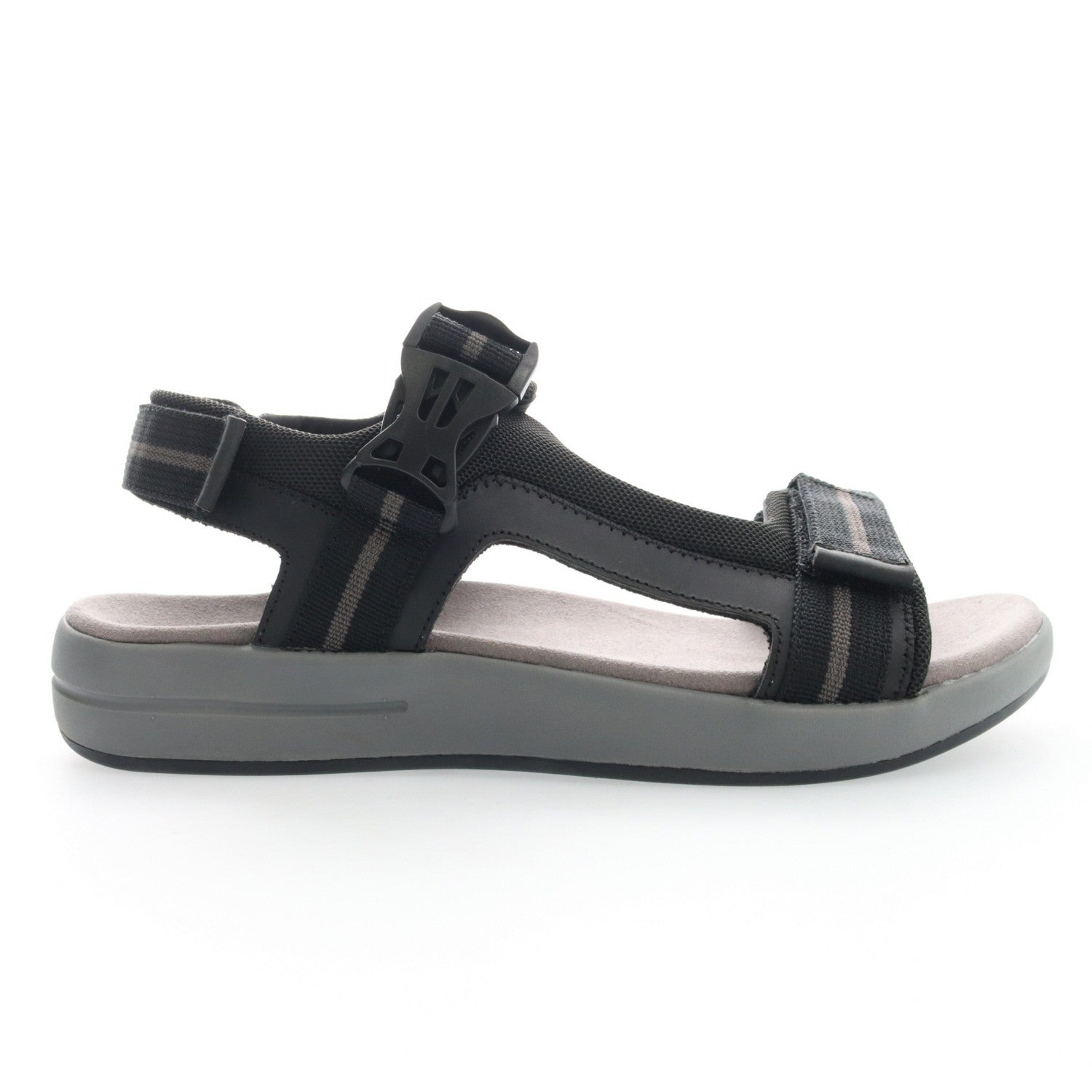 Propet Eli Men's Sneaker - Black/grey - outside view