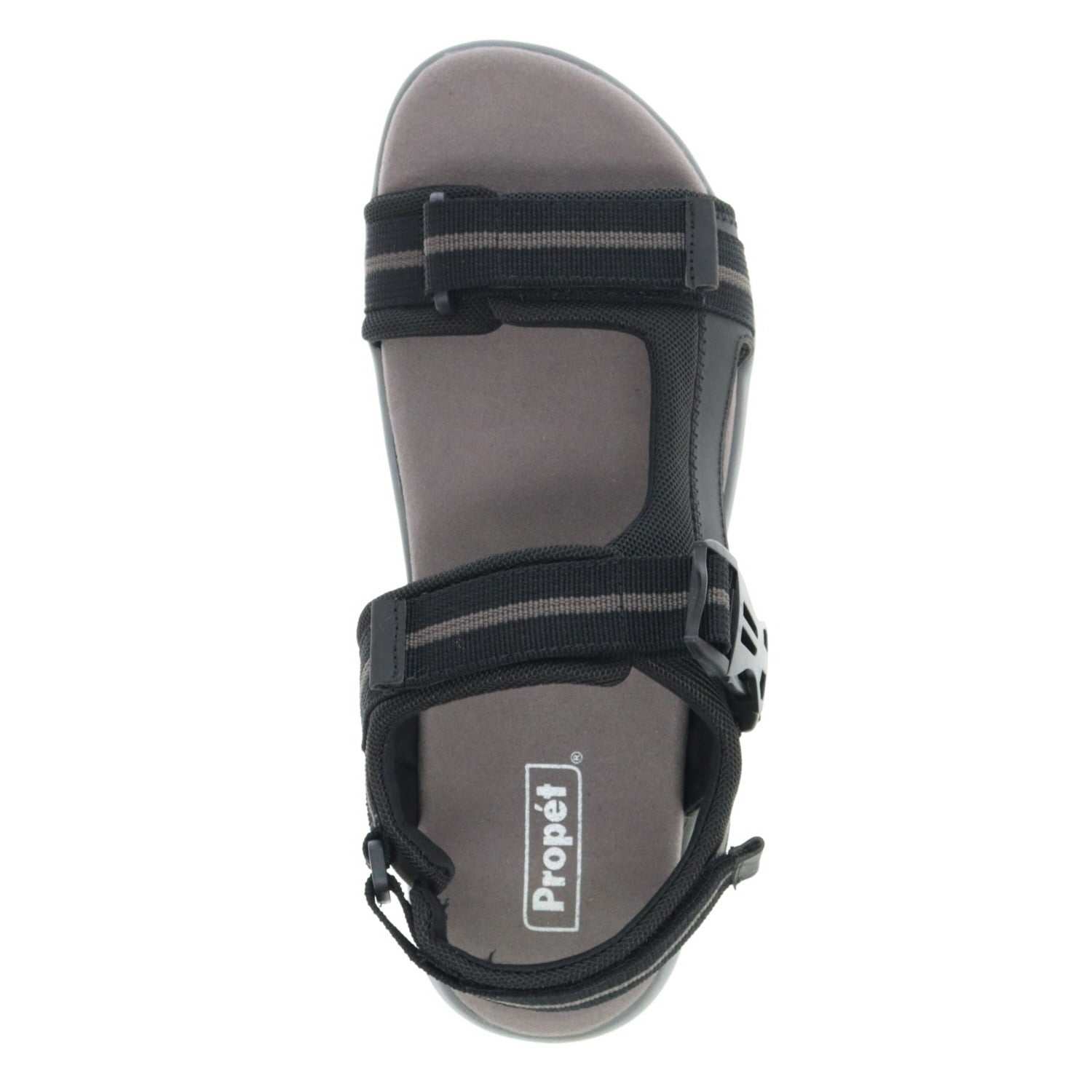 Propet Eli Men's Sneaker - Black/grey - top view
