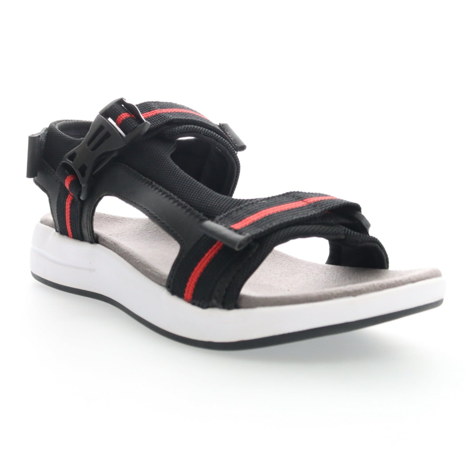 Propet Eli Men's Sneaker - Black/red - angle main