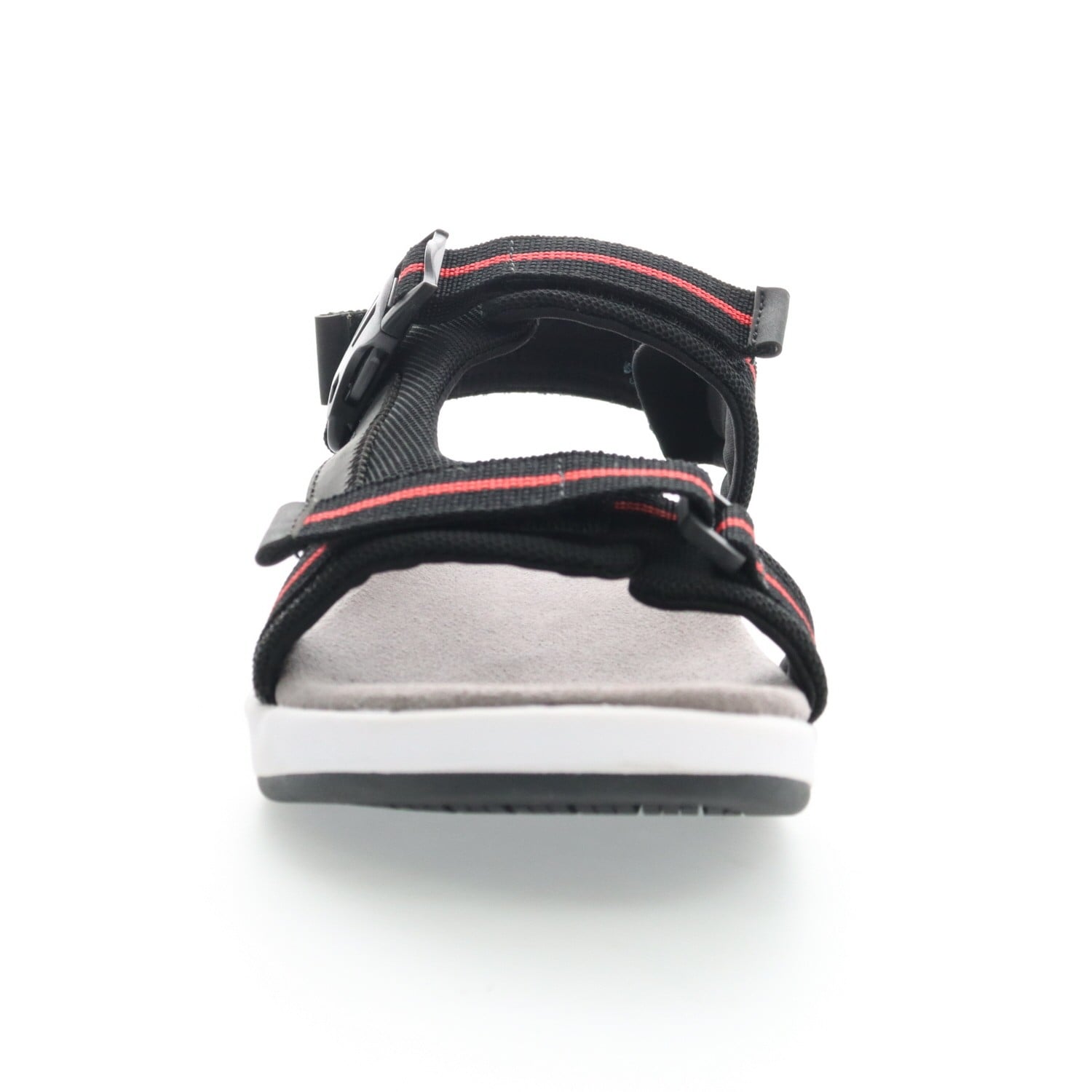 Propet Eli Men's Sneaker - Black/red - front view