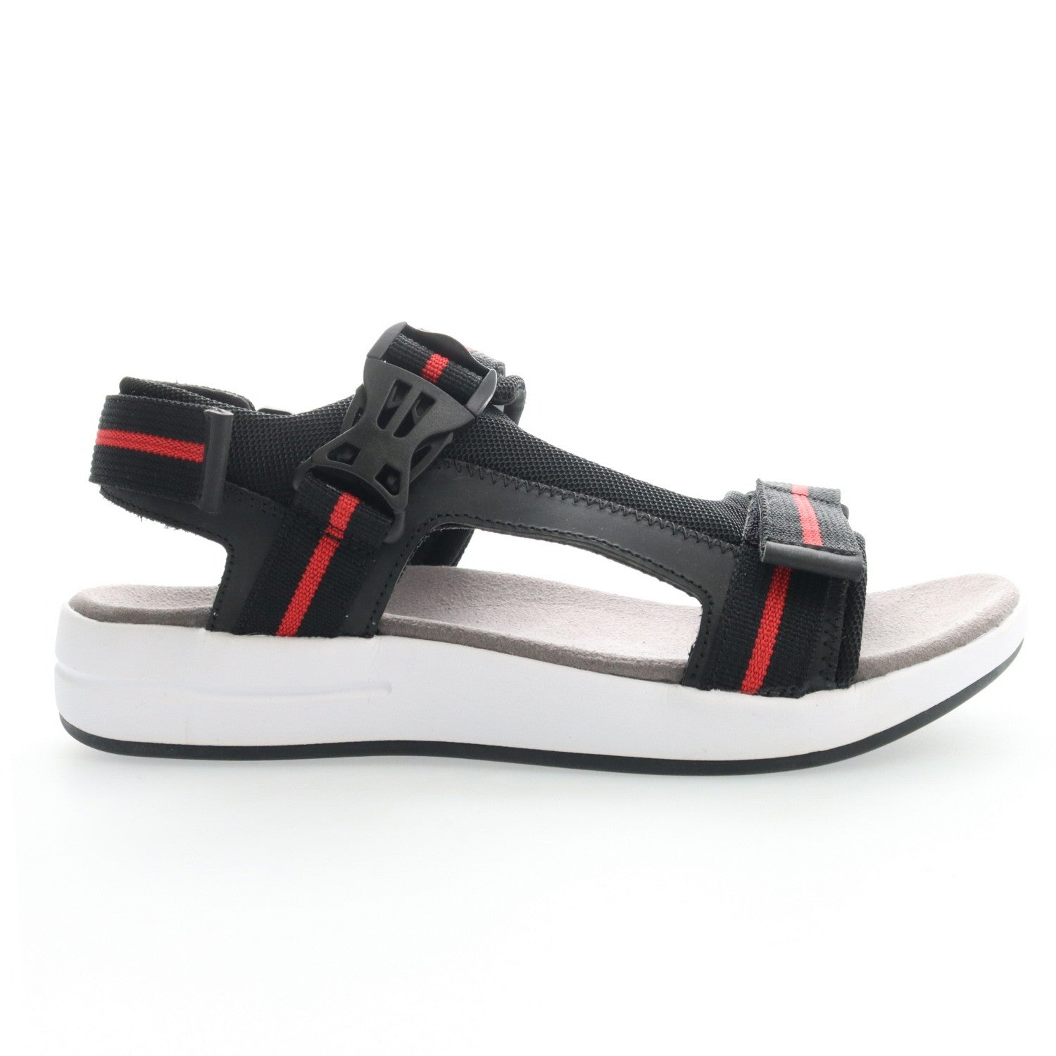 Propet Eli Men's Sneaker - Black/red - outside view