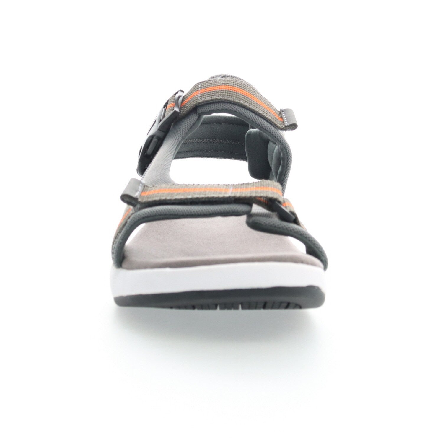 Propet Eli Men's Sneaker - Grey/orange - front view