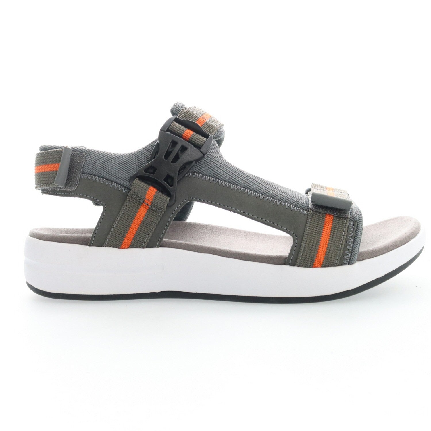 Propet Eli Men's Sneaker - Grey/orange - outside view