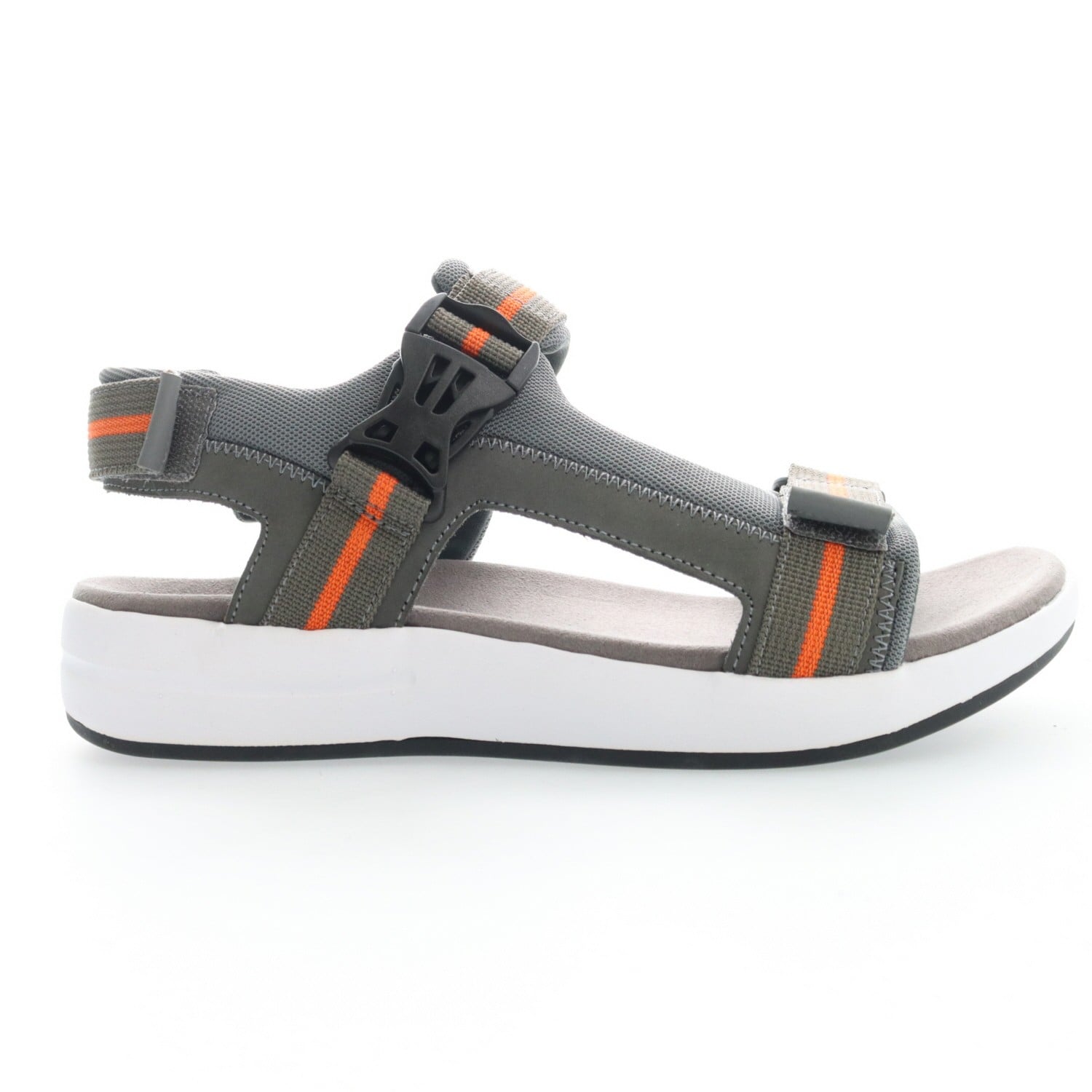 Propet Eli Men's Sneaker - Grey/orange - outside view