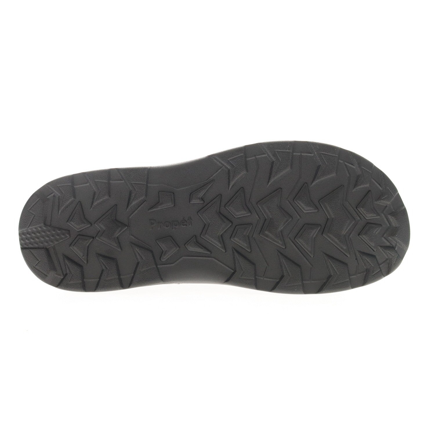 Propet Hatcher Men's Slide Sandal - Dark Grey - bottom view
