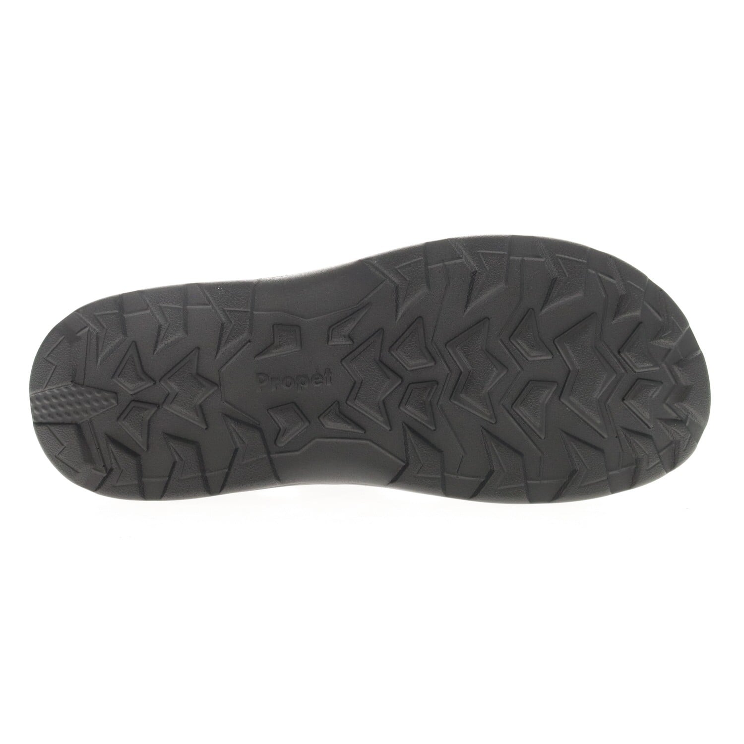 Propet Hudson Men's Walking Sandal - Black - bottom view