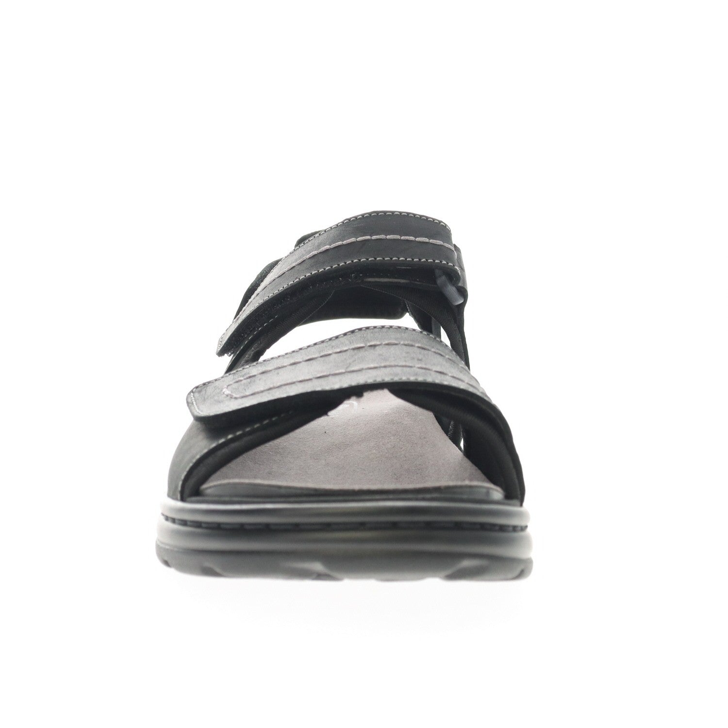 Propet Hudson Men's Walking Sandal - Black - front view