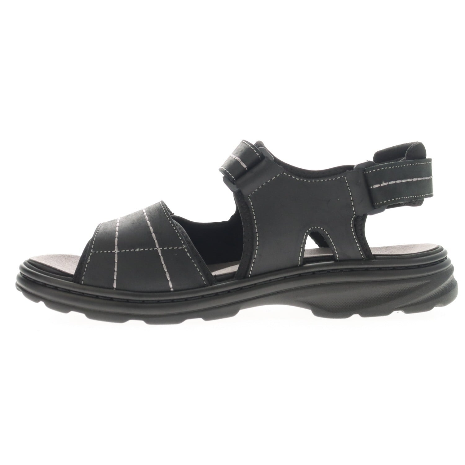 Propet Hudson Men's Walking Sandal - Black - inside view