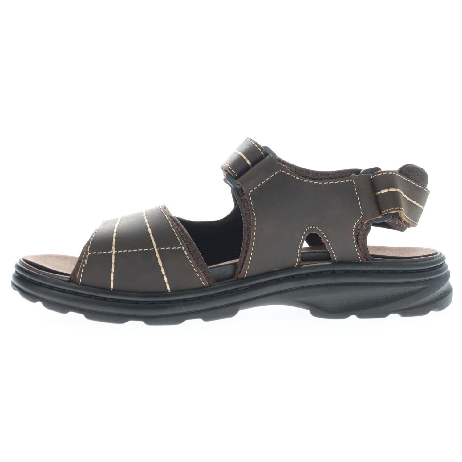 Propet Hudson Men's Walking Sandal - Brown - inside view