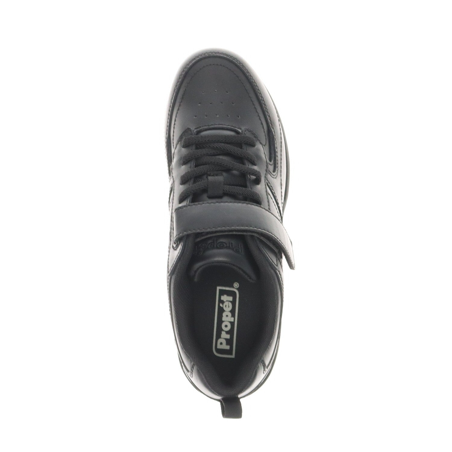Propet Lifewalker Sport FX Men's Walking Shoe - Black - top view