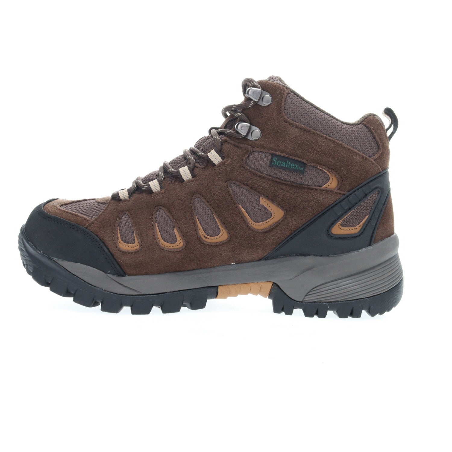 Propet Ridgewalker Men's Hiking Boots - Black/Red - Instep Side