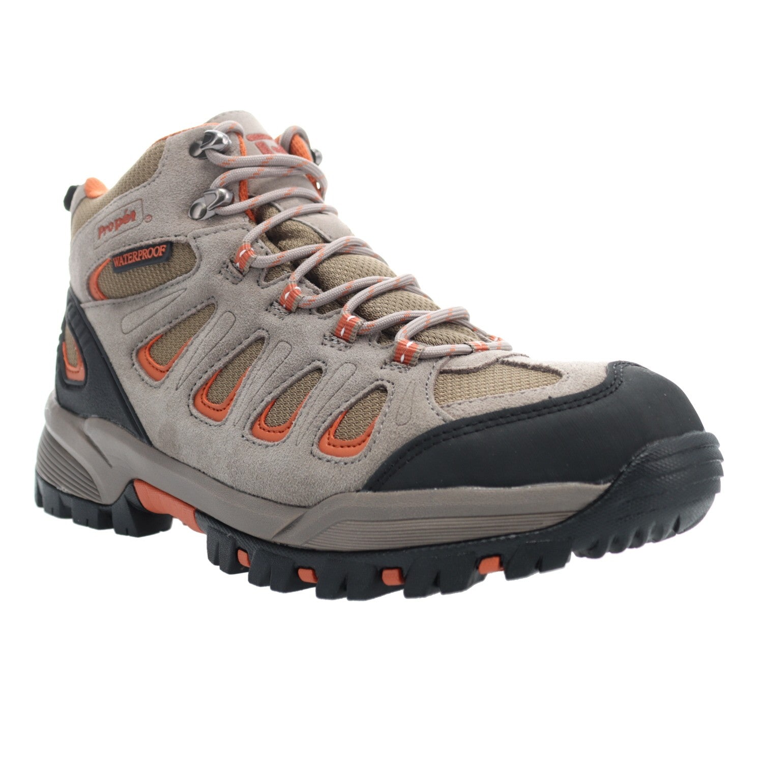 Propet Ridgewalker Men's Hiking Boots - Gunsmoke/Orange - Angle