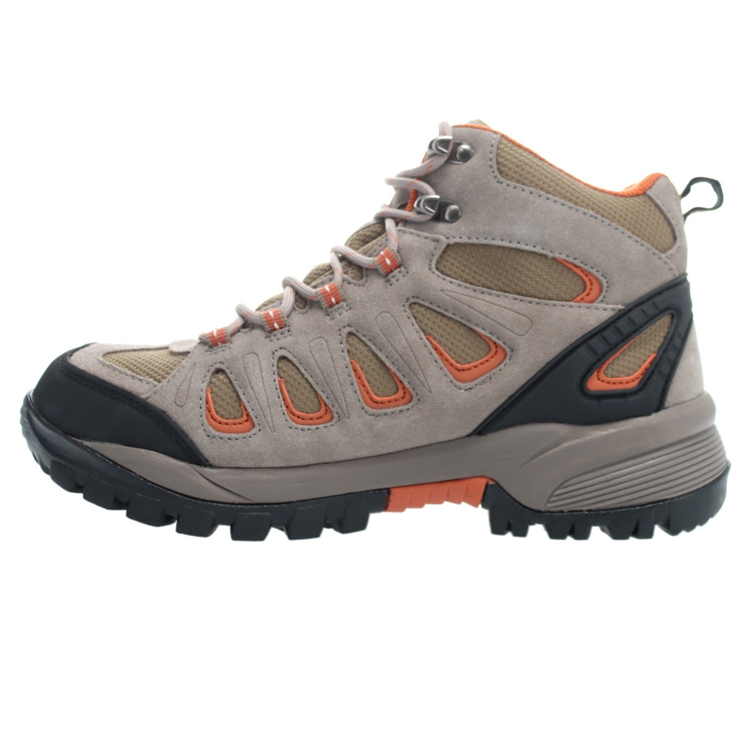 Propet Ridgewalker Men's Hiking Boots - Gunsmoke/Orange - Instep Side