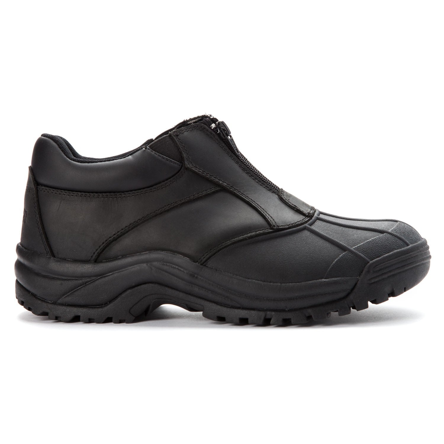 Propet Blizzard Ankle Zip Men's Front Zip Boots - Black - Outer Side