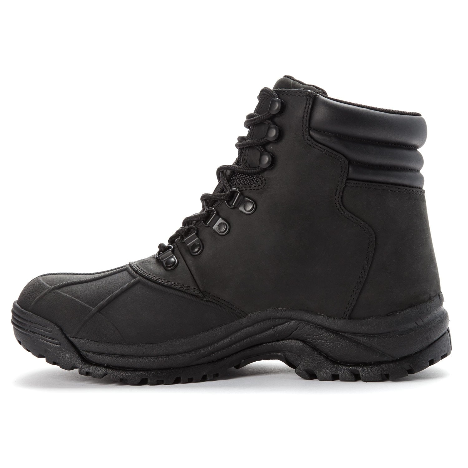 Propet Blizzard Mid Lace Men's Lace Up Boots - Black - Instep Side