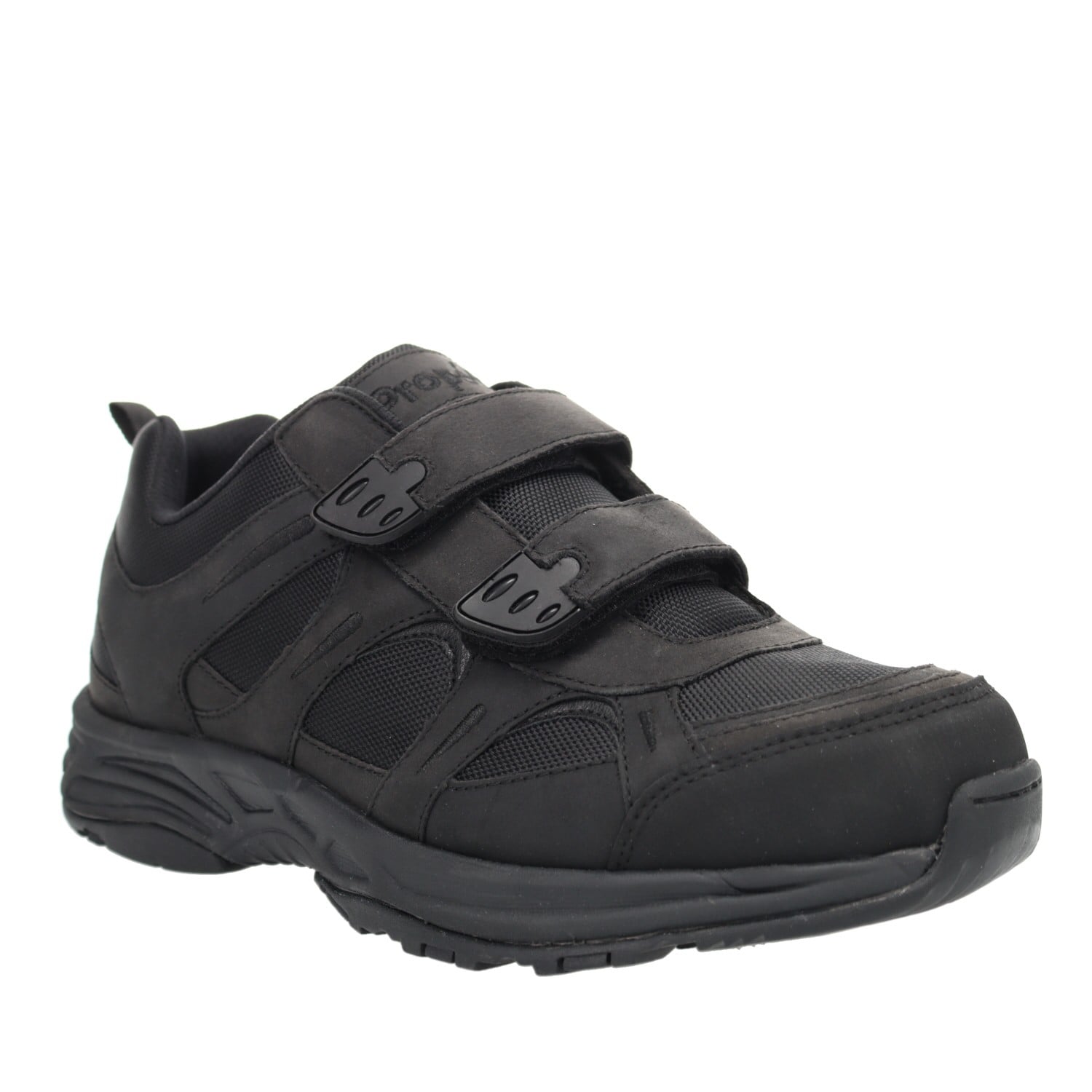 Propet Connelly Strap - Men's Orthopedic Walking Shoe in All Black