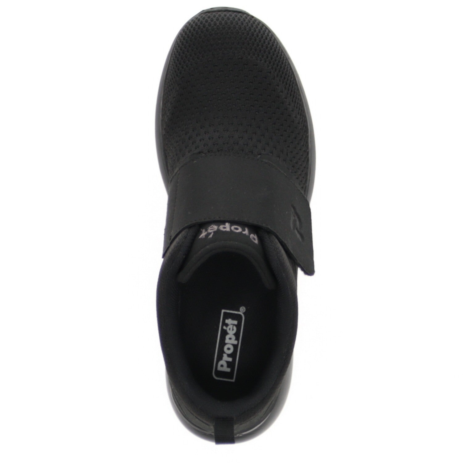 Propet Men's Viator Strap Sneakers - All Black - Top