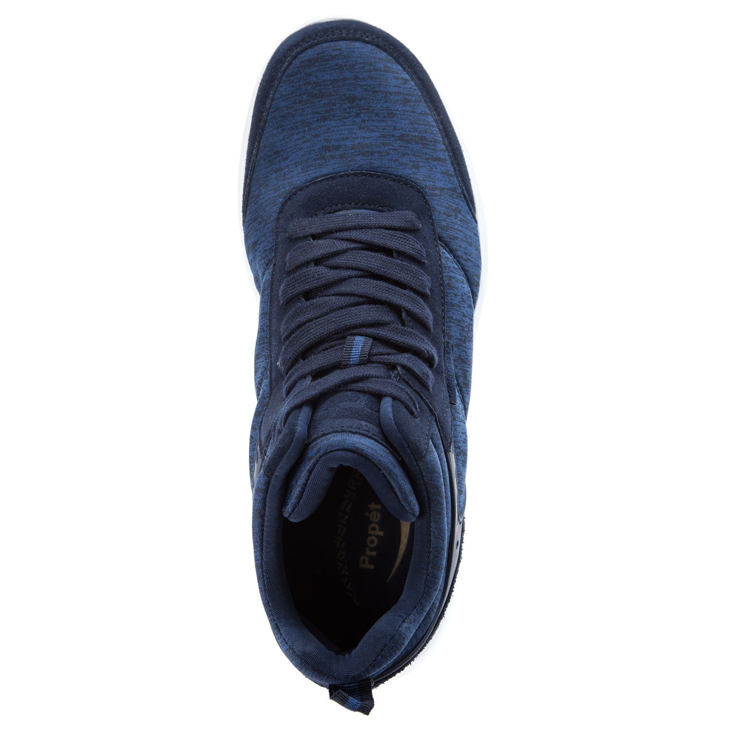 Propet Viator Hi Men's Lace Up Fashion Sneakers - Navy - Top