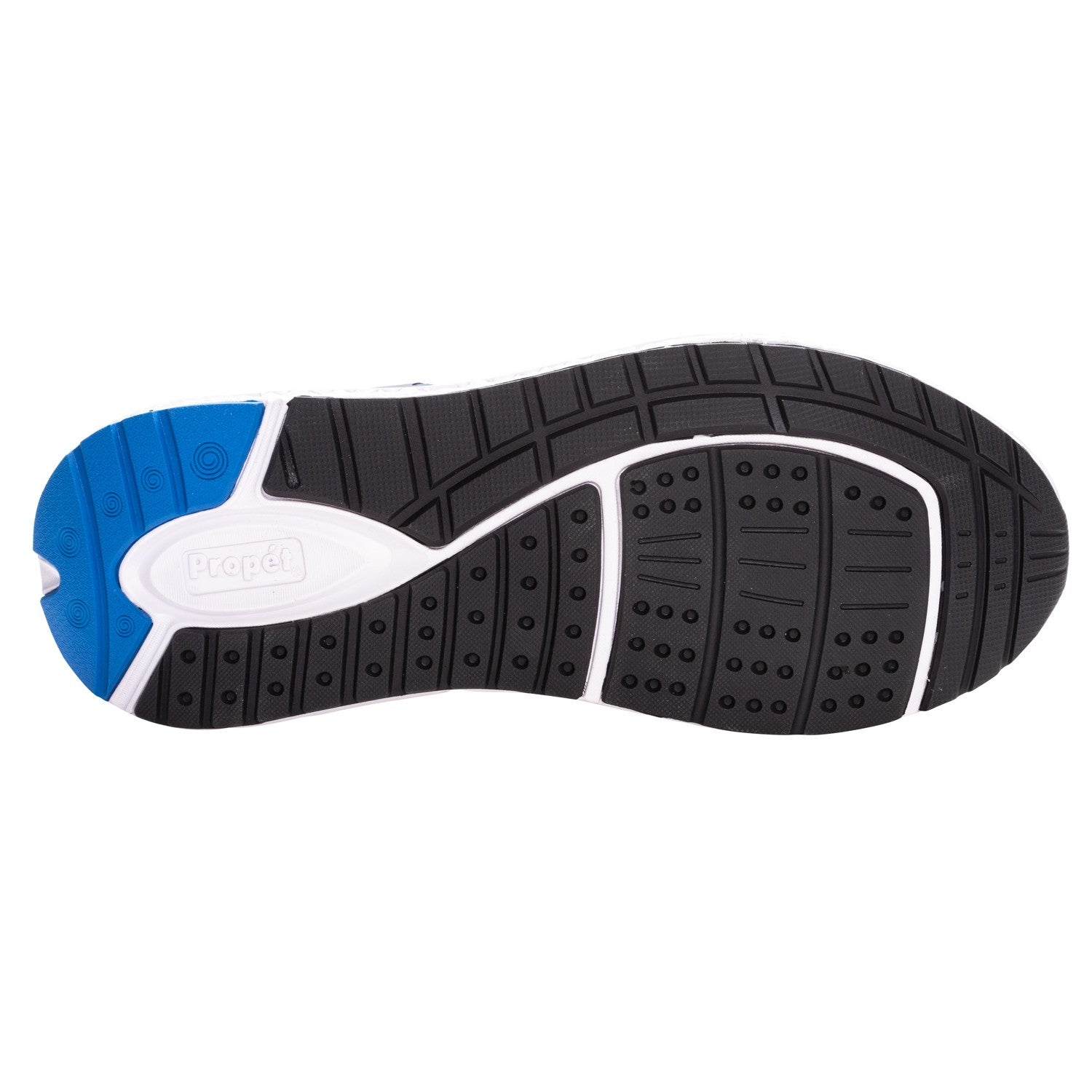 Propet Men's Propet Ultra Strap  Athletic Shoes - Black/Blue - Sole