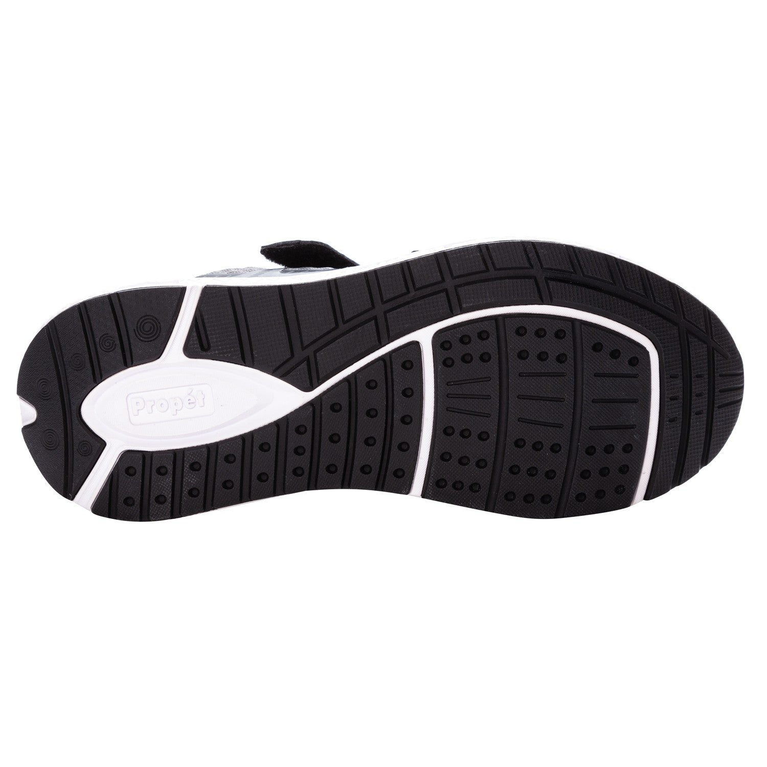 Propet Men's Propet Ultra Strap  Athletic Shoes - Grey/Black - Sole