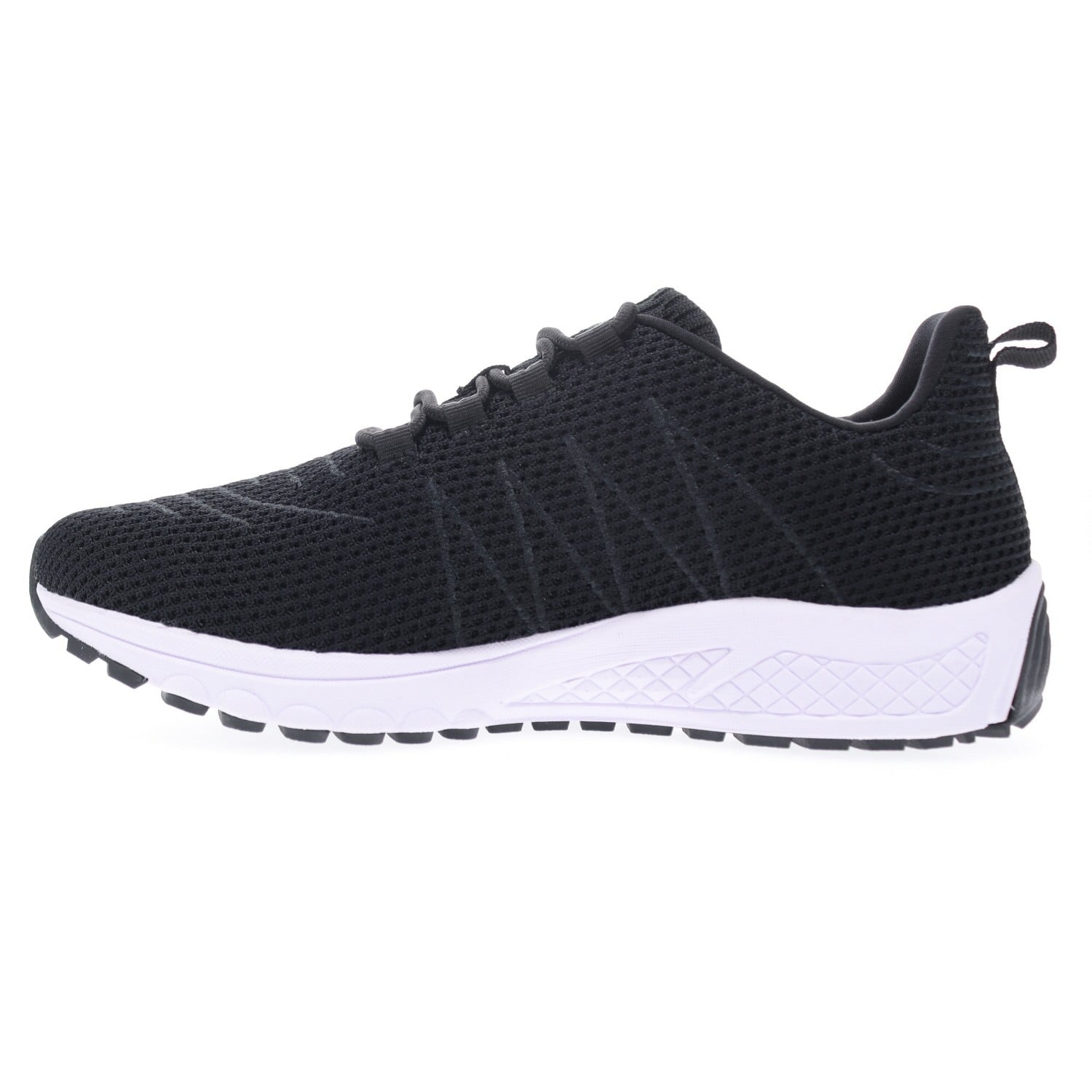 Propet Tour Knit Men's Sneakers - Black - Instep Side