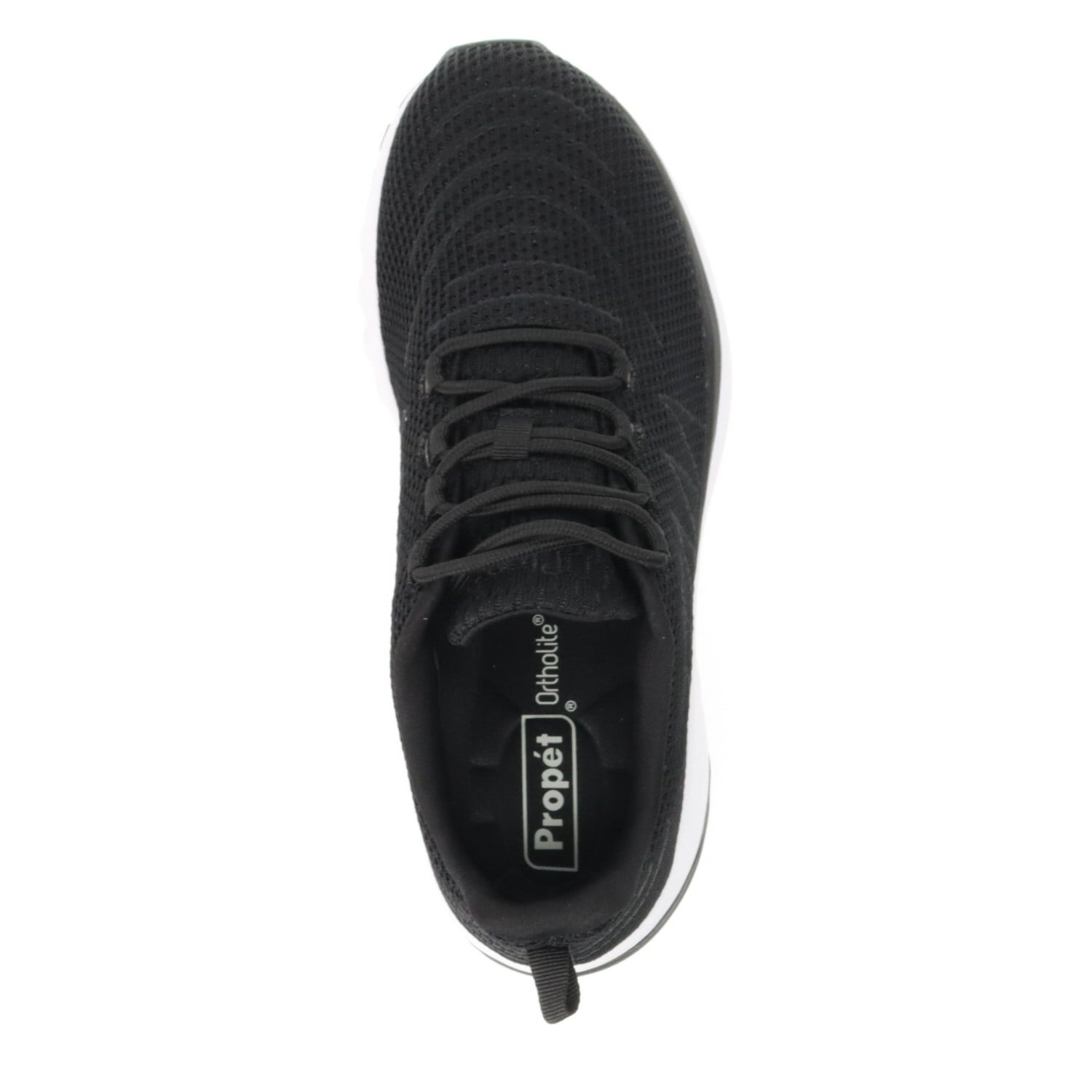 Propet Tour Knit Men's Sneakers - Black - Top