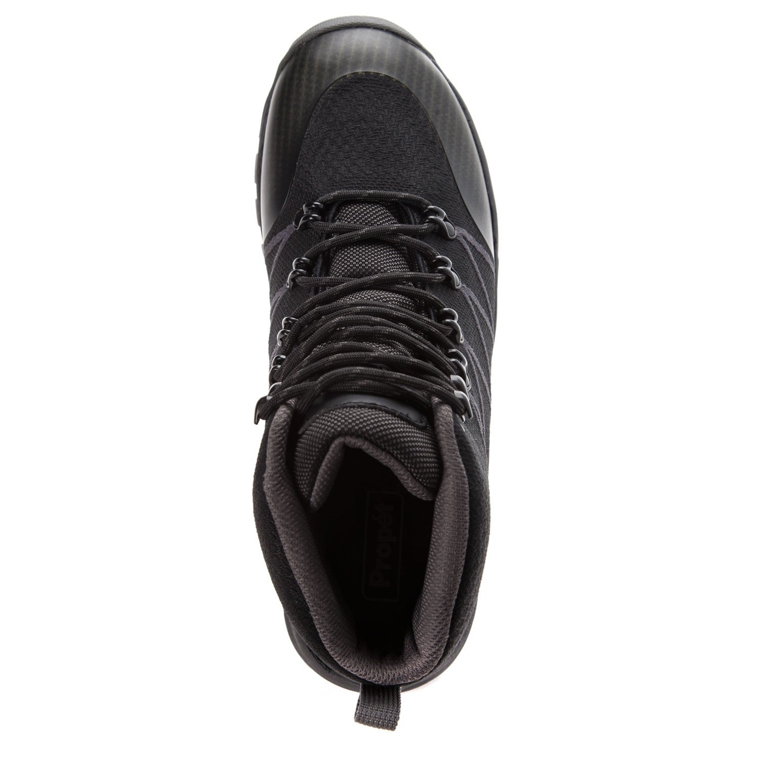 Propet Traverse Men's Lace Up Boots - Black/Dk Grey - Top