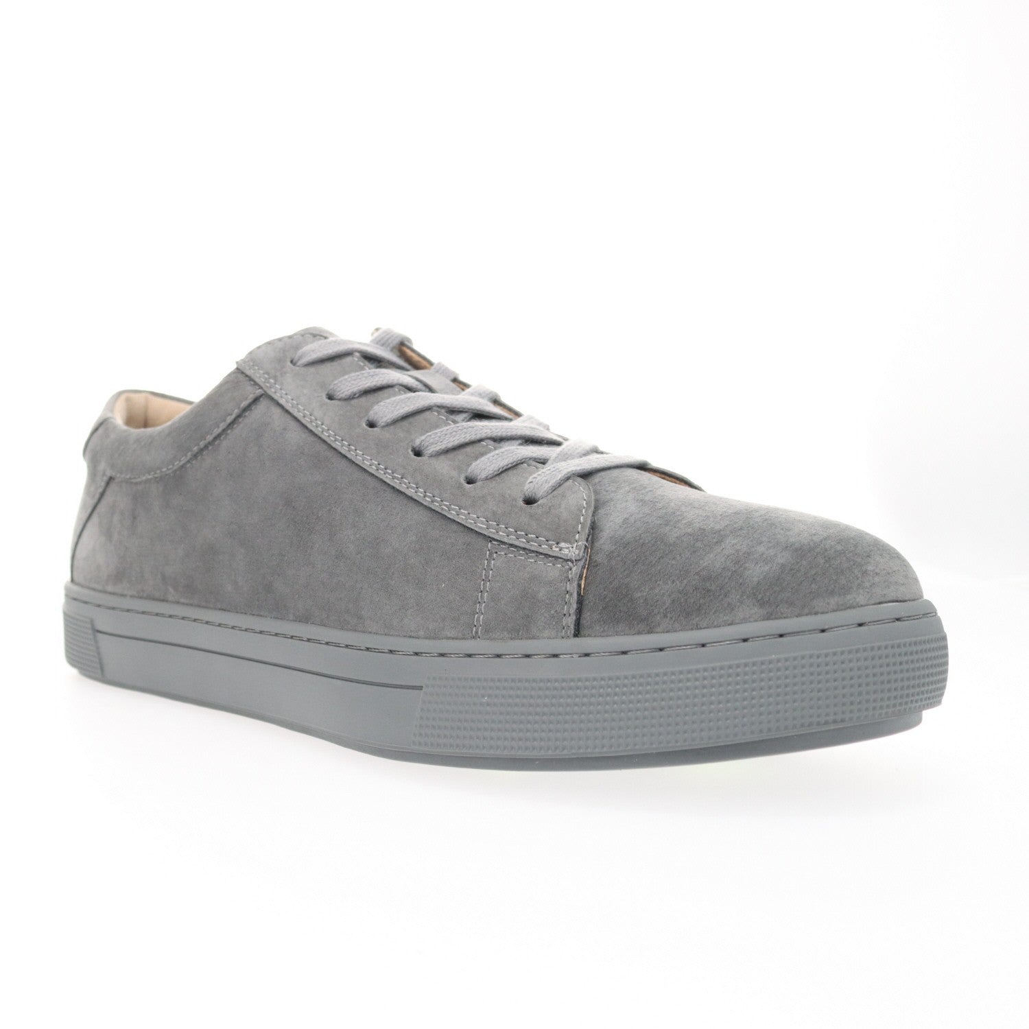 Propet Kenji Men's Suede Sneakers in Grey