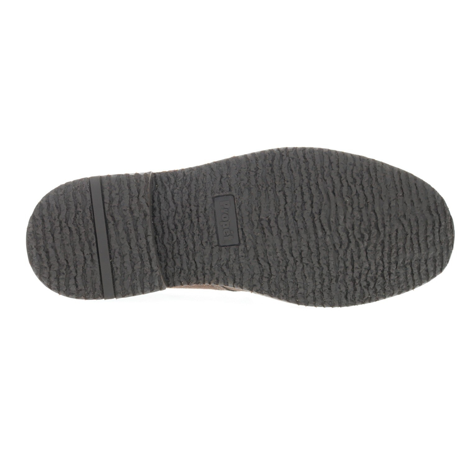 Propet Finn Men's Suede Oxford Shoes - Stone - Sole