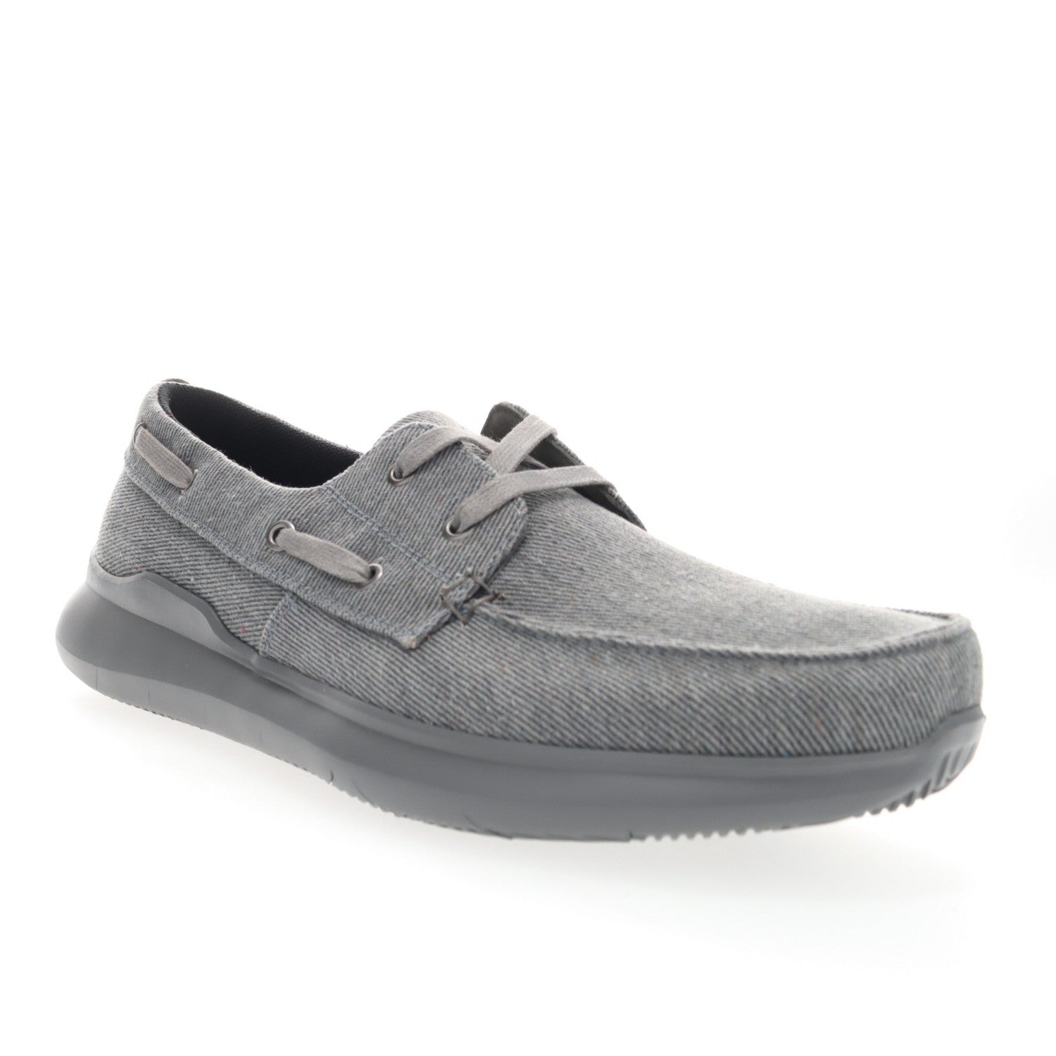 Propet Viasol Lace Men's Boat Shoes in Grey