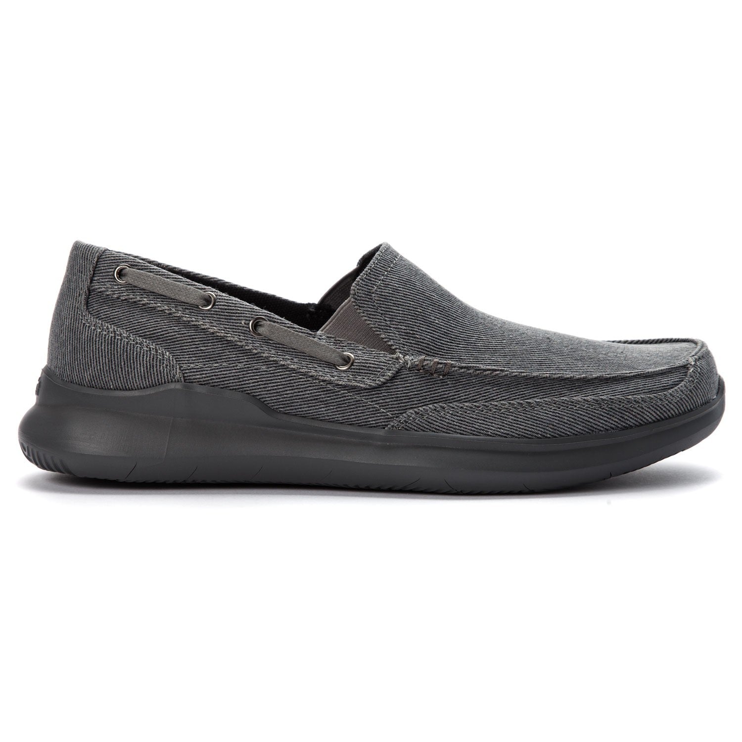Propet Viasol Men's Slip-on Slip-ons - Grey - Outer Side
