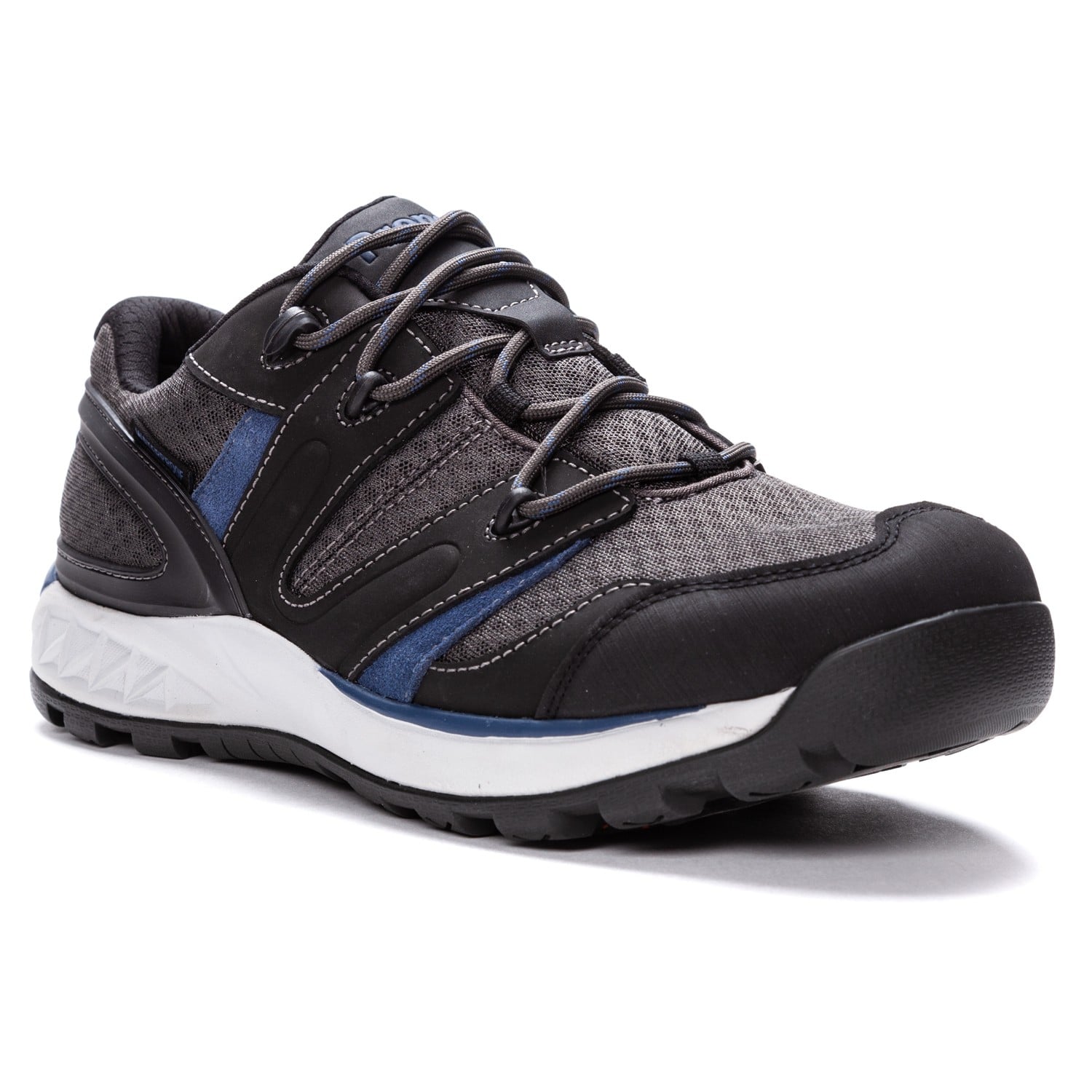 Propet Men's Vercors Waterproof Hikers in Grey/Blue