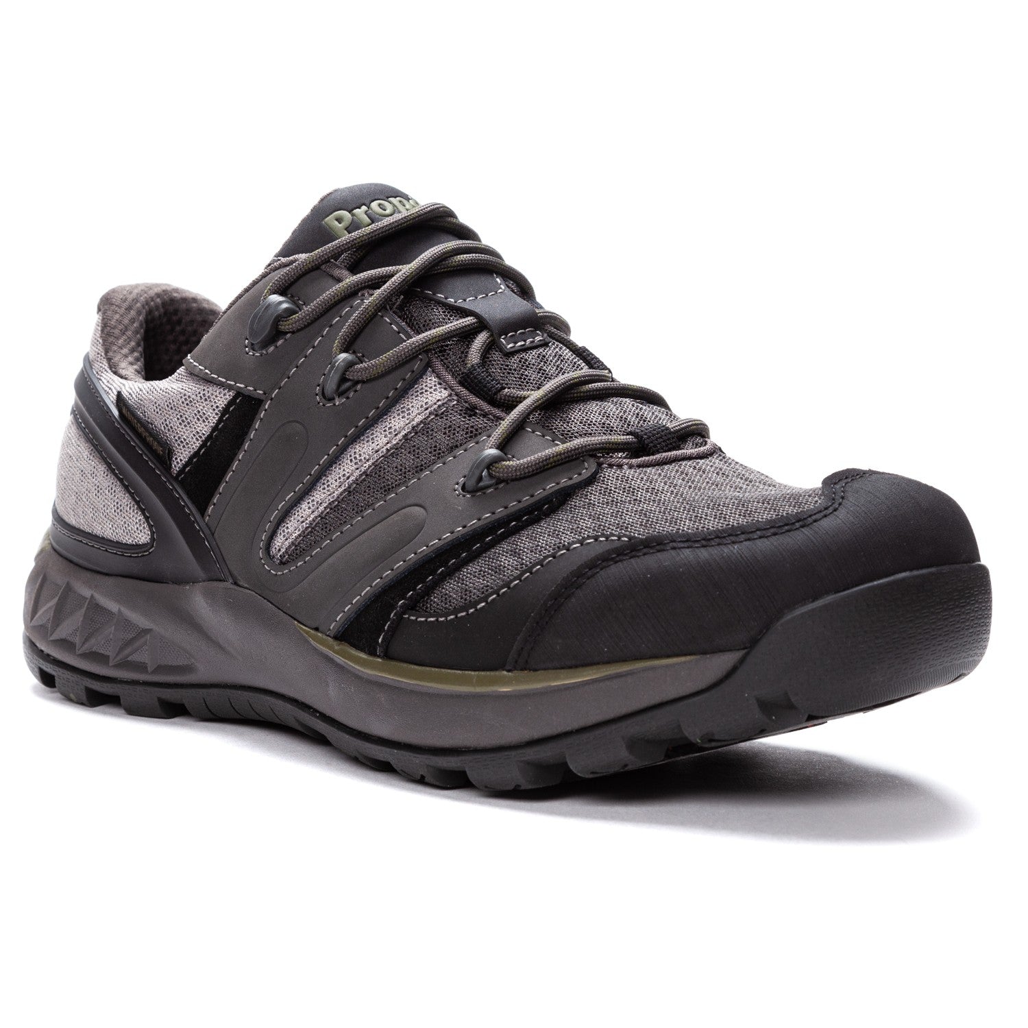 Propet Men's Vercors Waterproof Hikers in Grey/Olive