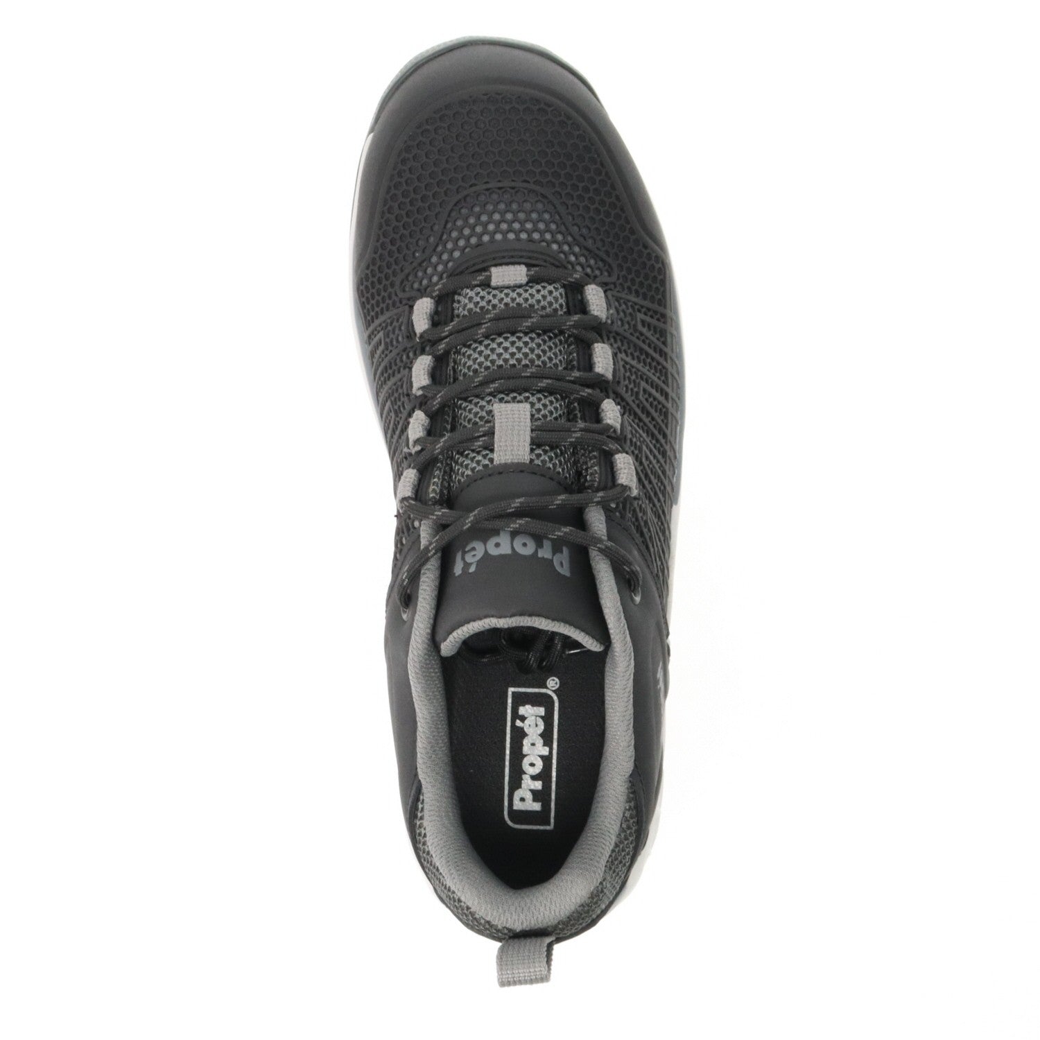 Propet Vestrio Men's Hiking Shoes - Black/Grey - Top