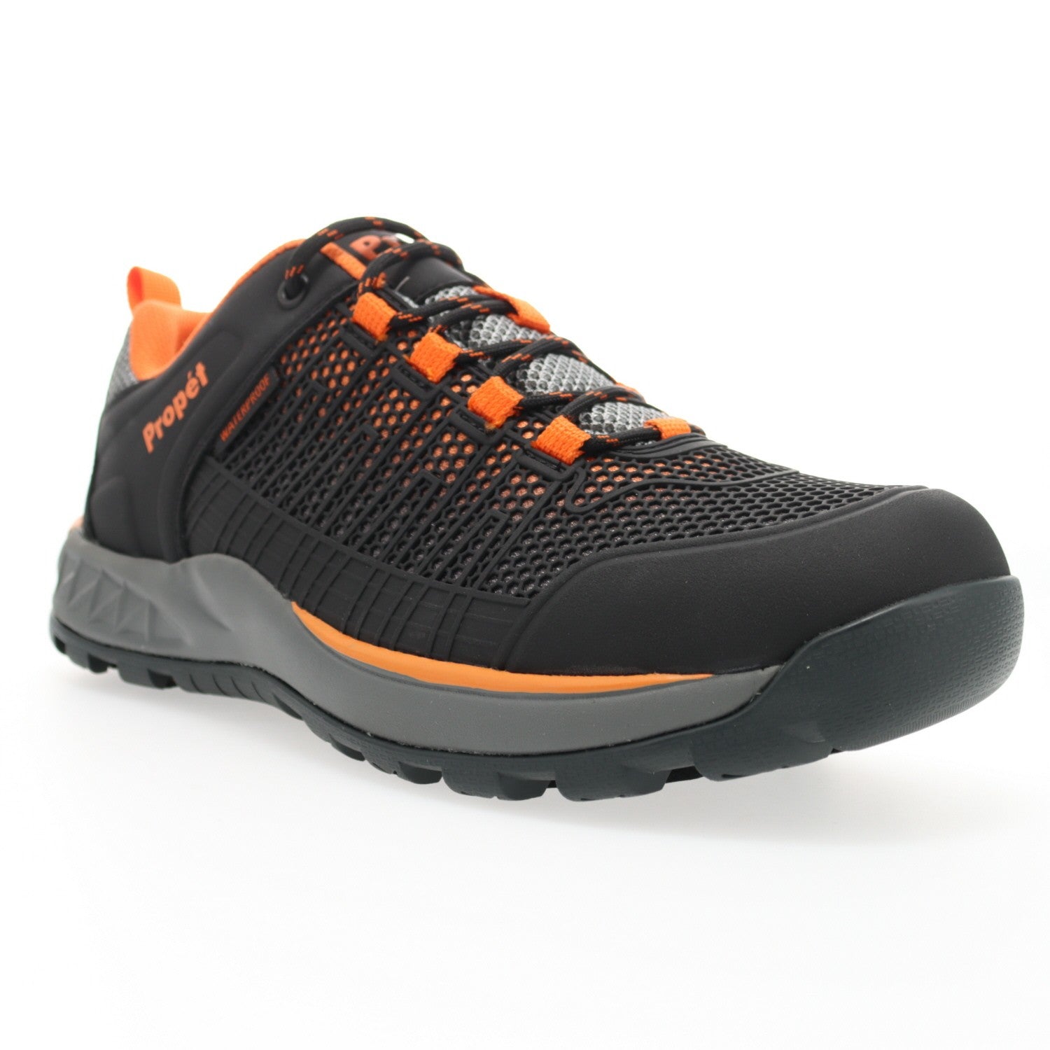 Propet Vestrio Men's Hiking Shoes in Black/Orange