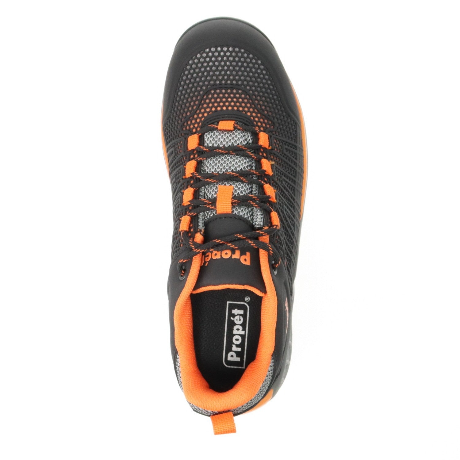 Propet Vestrio Men's Hiking Shoes - Black/Orange - Top