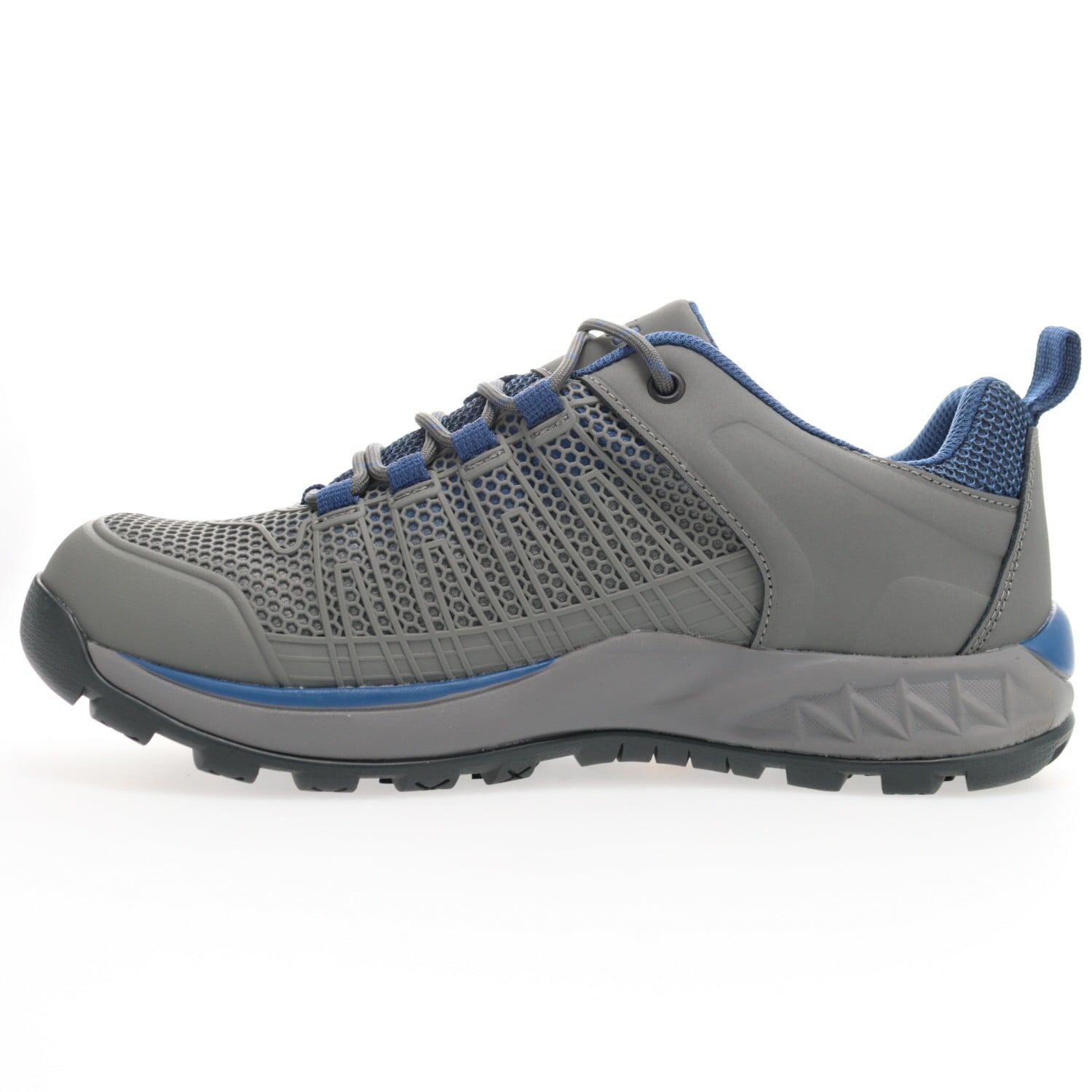 Propet Vestrio Men's Hiking Shoes - Grey/Blue - Instep Side